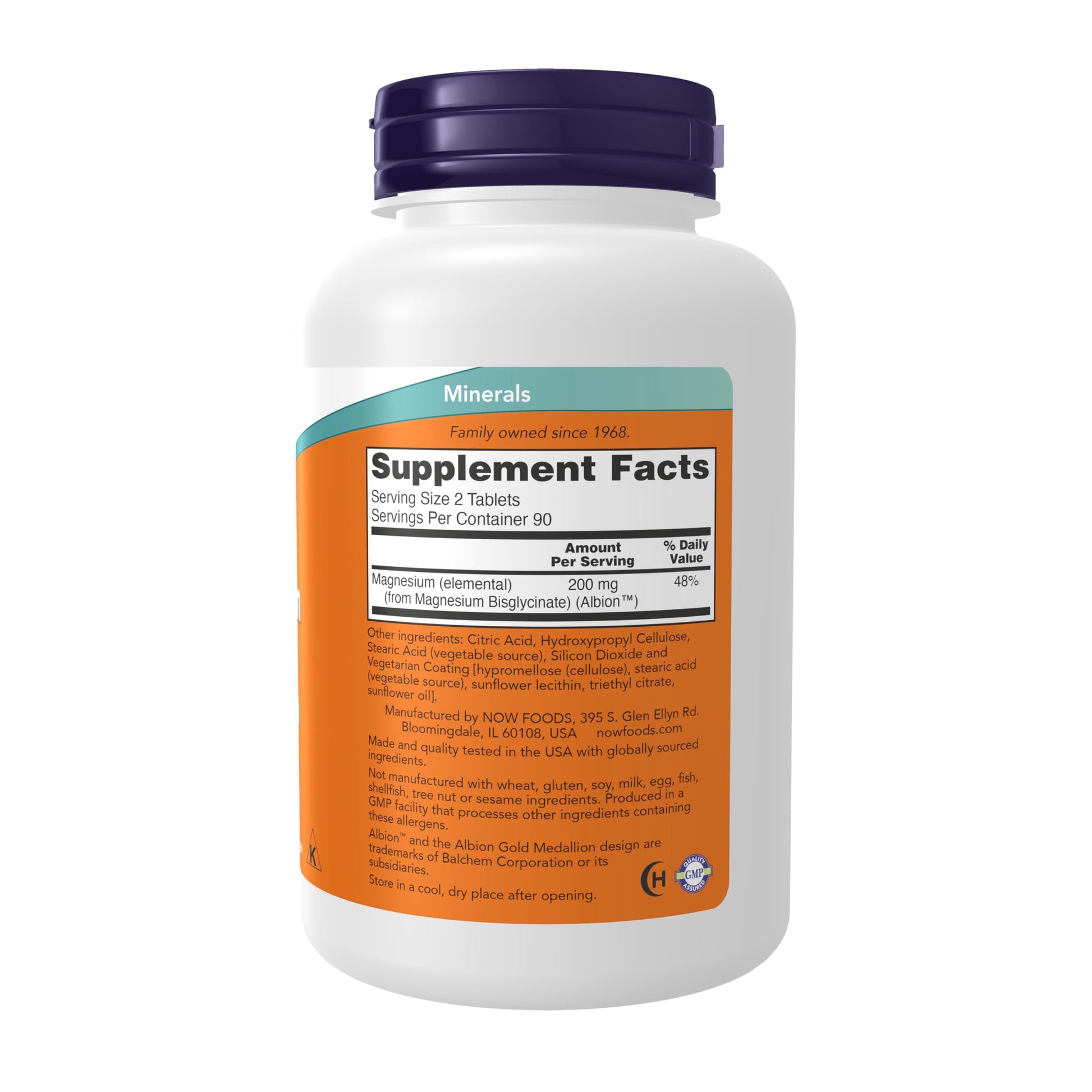 NOW Foods Supplements, Magnesium Glycinate 100 mg, Highly Absorbable Form, 180 Tablets NOW Foods buy supplements canada
