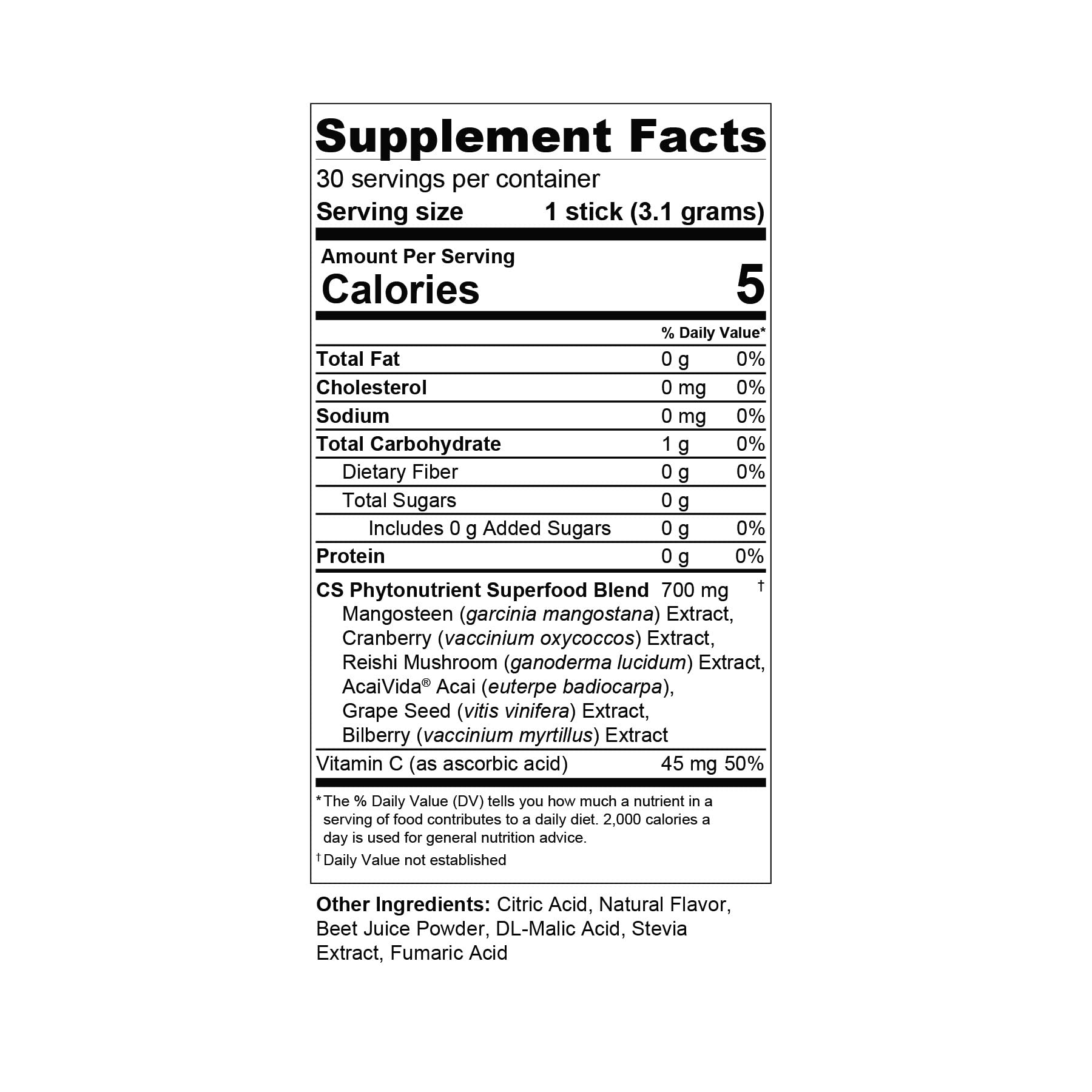 CS XanSense Immune System & Anti-oxidant Supplement- Mangosteen, Xanthones, & Vitamin C- Sugar Free Energy Drink Rich in Vitamins Common Sense Wellness Worldwide buy supplements canada