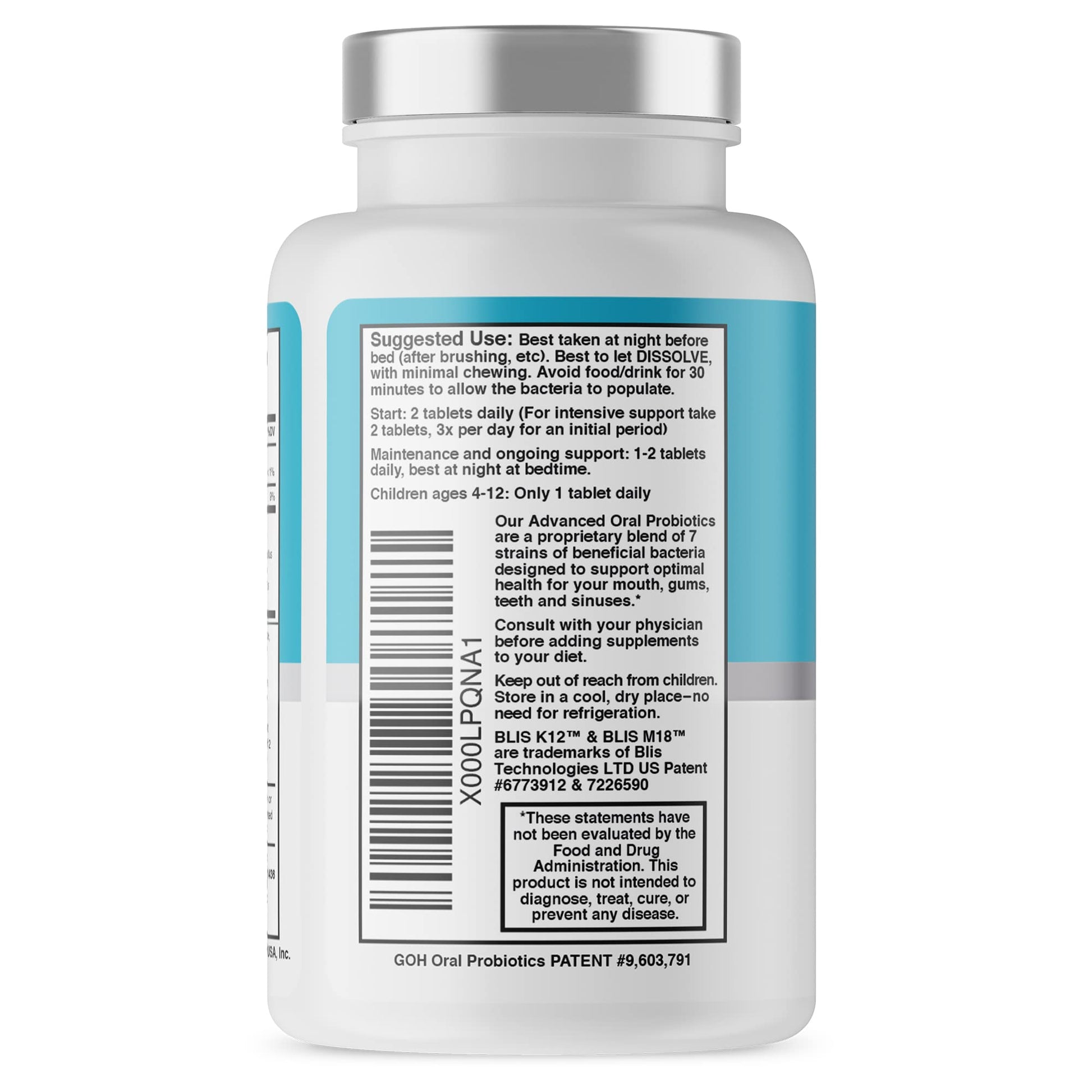 Oral Probiotics for Mouth Bad Breath Treatment for Adults: Dentist Formulated Advanced Great Oral Health buy supplements canada