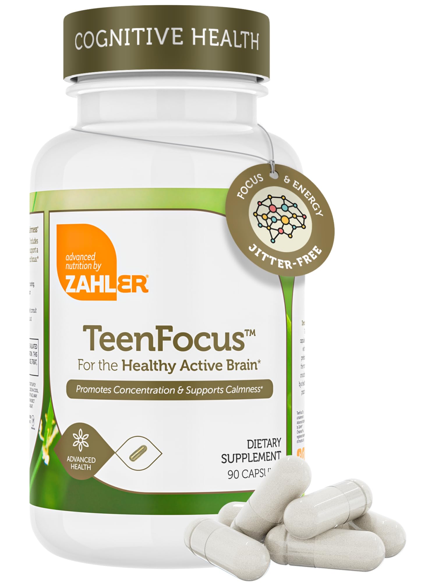 Zahler TeenFocus, Advanced Formula for Improved Focus & Concentration, Certified Kosher, 90 Capsules Zahler buy supplements canada