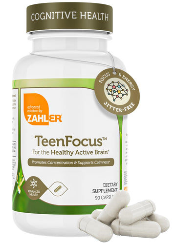 Zahler TeenFocus, Advanced Formula for Improved Focus & Concentration, Certified Kosher, 90 Capsules Zahler buy supplements canada