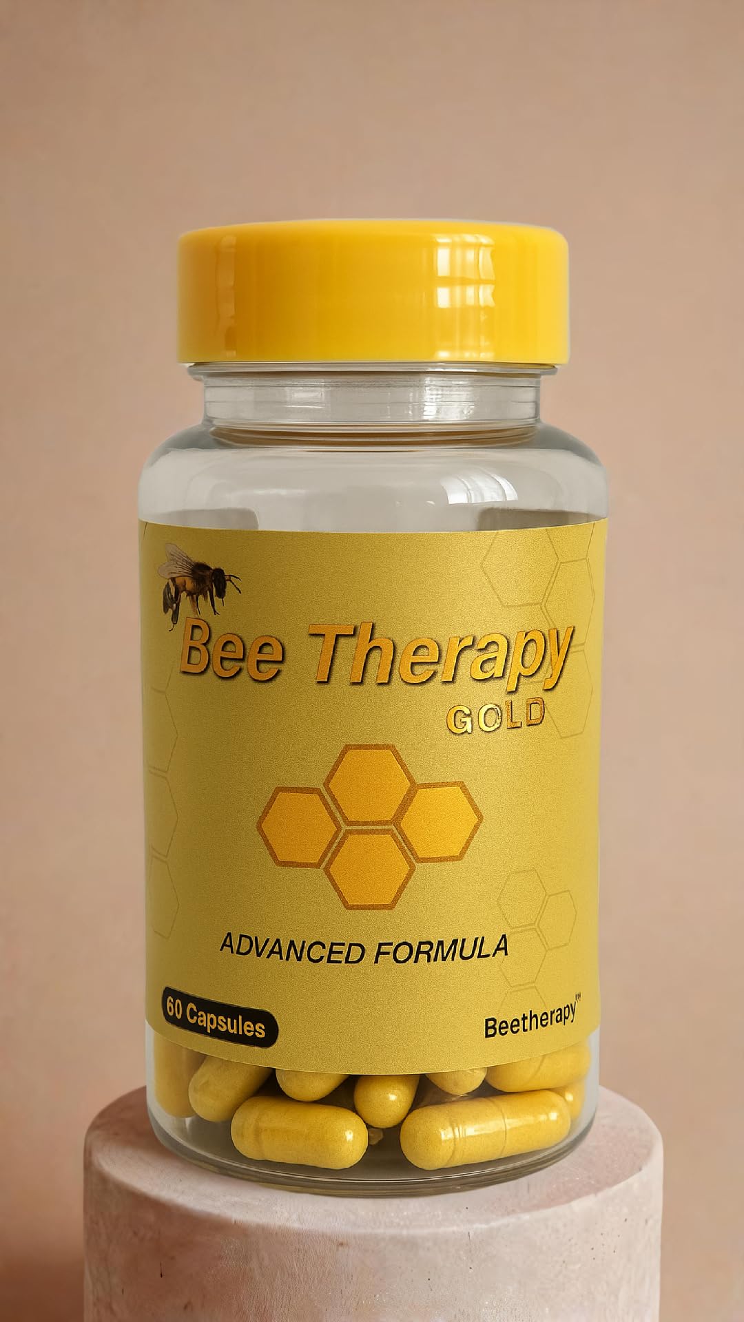 Natural Supplement - Bee Therapy Gold Venom Apitoxin Manuka Honey - Supports Inflammation & Mobility - Neck and Backache - Supports Joints & Muscles- Sprains, Bruises and Strains - Pack 1 60 Capsules Aus Healthcare buy supplements canada