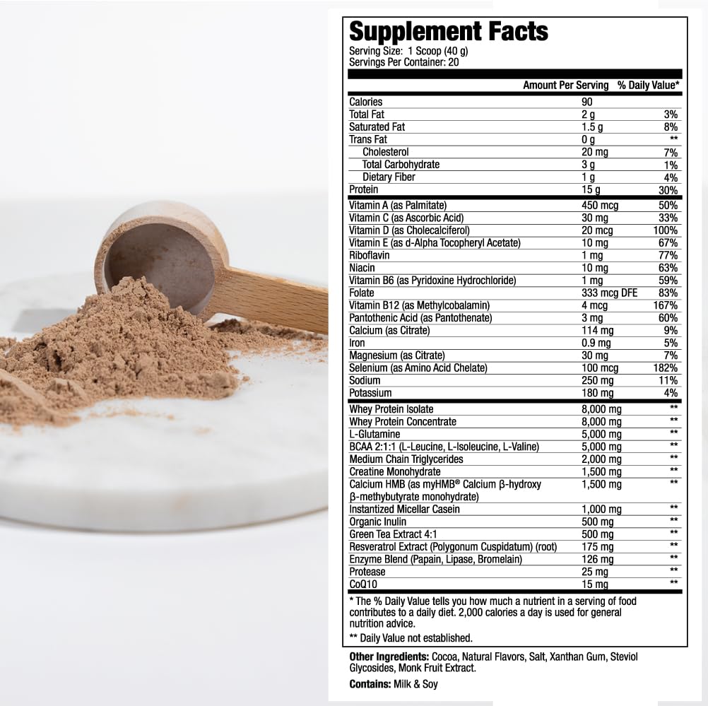 MEND Regenerate, Post Workout Recovery, Immune Support, and Sports Nutrition Supplement for Men and Women - Natural, Gluten Free, and Non-GMO - Cocoa Protein Powder, 20 Servings MEND buy supplements canada