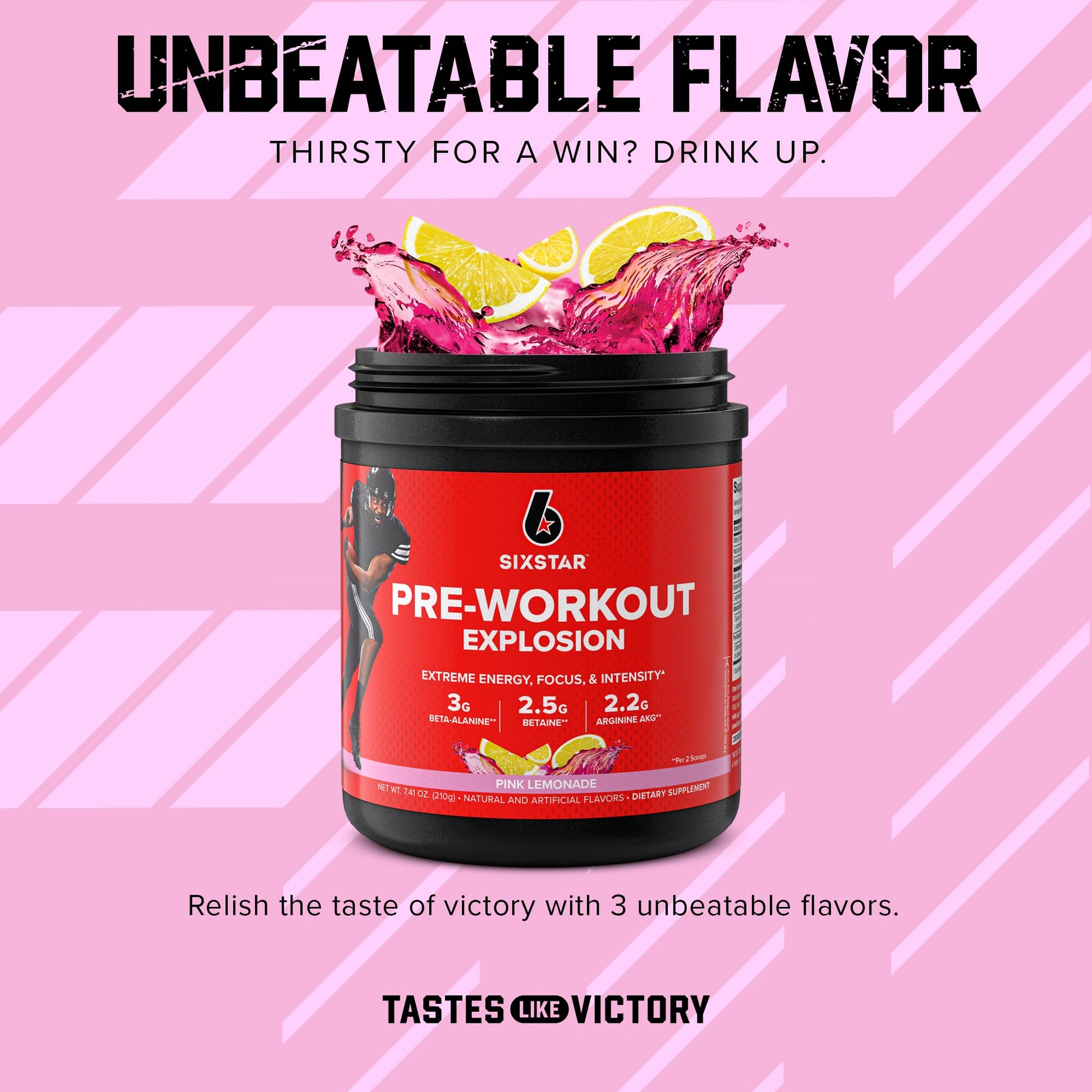 Six Star Pre Workout PreWorkout Explosion Pre Workout Powder for Men & Women PreWorkout Six Star buy supplements canada