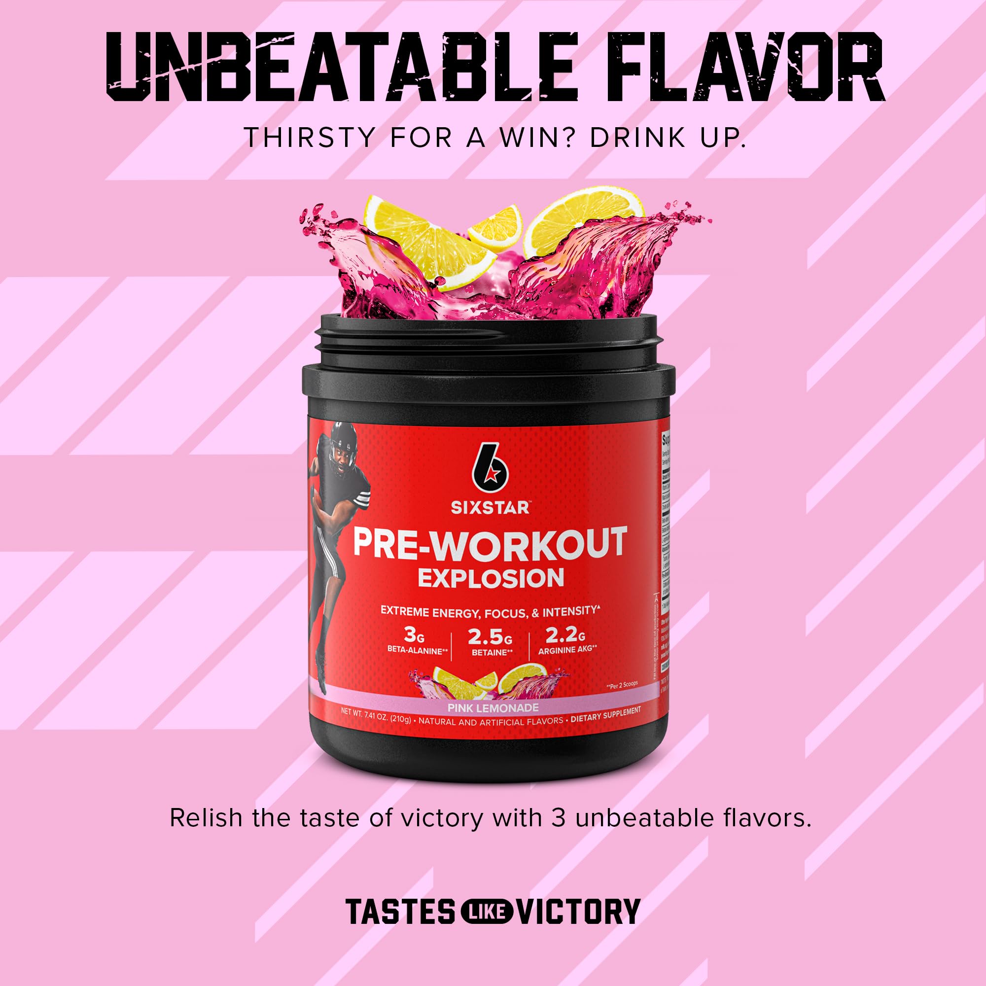 Six Star Pre Workout PreWorkout Explosion Pre Workout Powder for Men & Women PreWorkout Six Star buy supplements canada