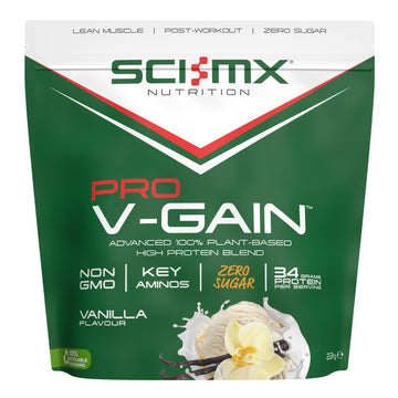 SCI-MX Pro-V Gain - 100% Vegan Vanilla Flavour Soy Protein Powder Isolate + B12 + Magnesium SCI-MX buy supplements canada