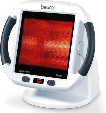 Beurer IL50 Infrared Heat Lamp Heated Red Light Therapy Lamp for Body, Face, Sinuses, & Skin - Effective Beurer buy supplements canada