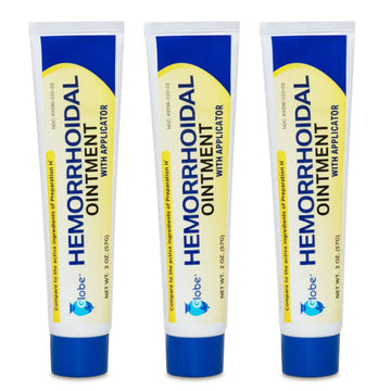 Hemorrhoidal Pain Relief Ointment 2 oz (56g) Per Tube Hemorrhoid Treatment for Fast Acting Itch, Swelling, and Maximum Strength Pain Relief (3 Pack) Hemorrhoidal Ointment buy supplements canada