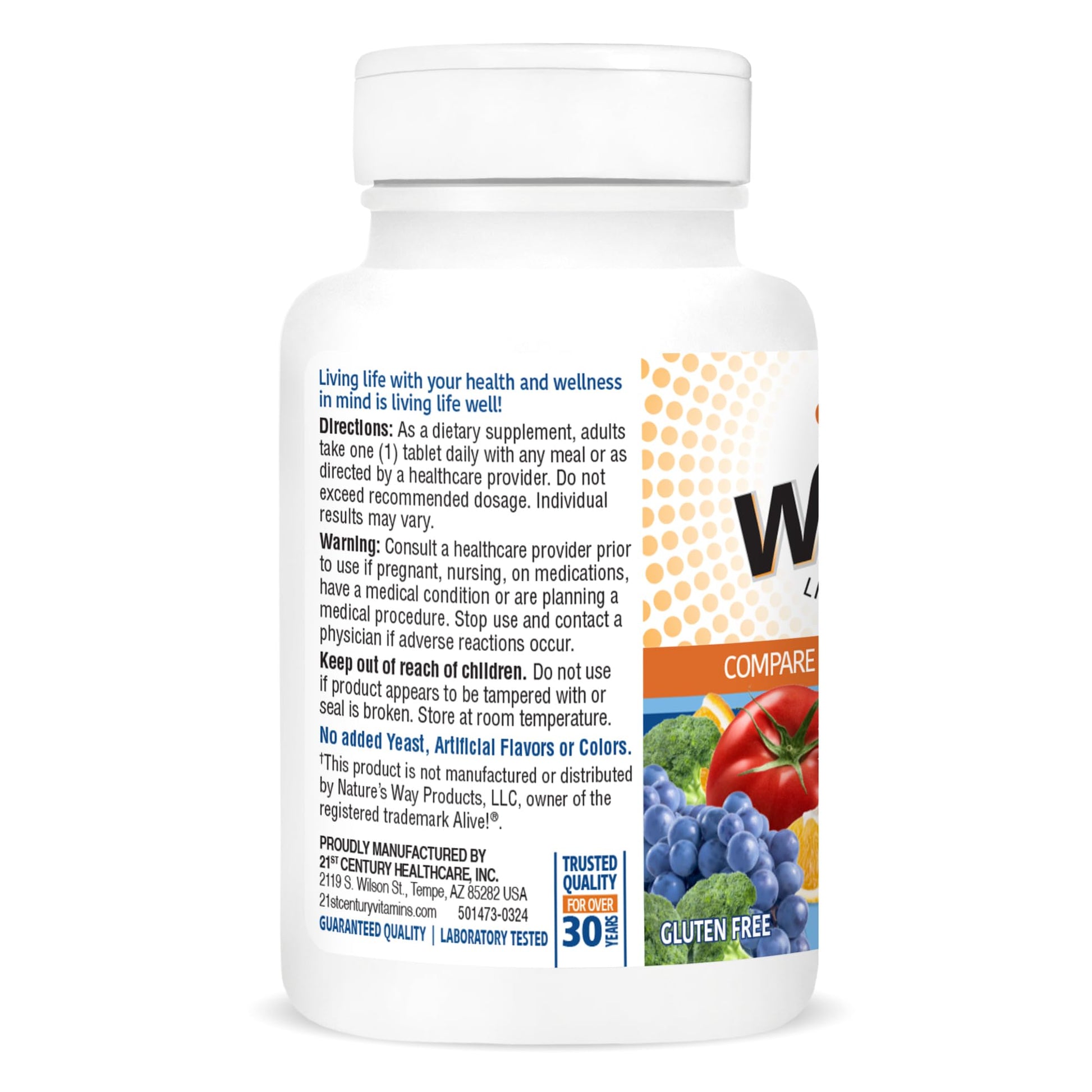 21st Century Wellify Men's Energy Multivitamins with Minerals, 65 Count 21st Century buy supplements canada