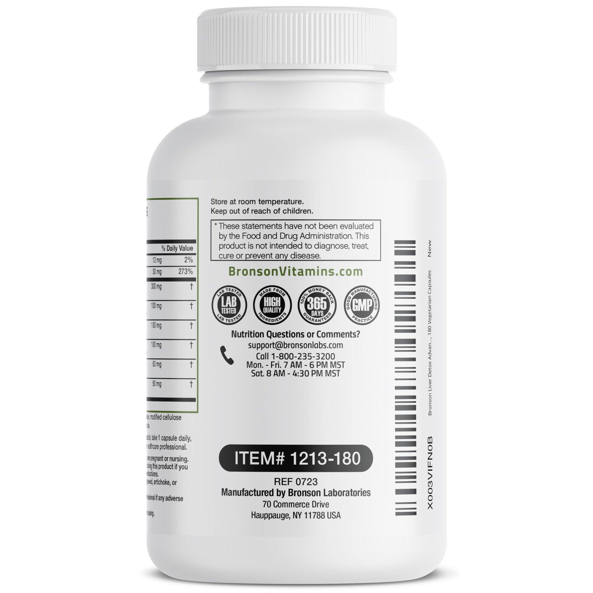 Bronson Liver Detox Advanced Detox & Cleansing Formula Supports Health Liver Function Bronson buy supplements canada