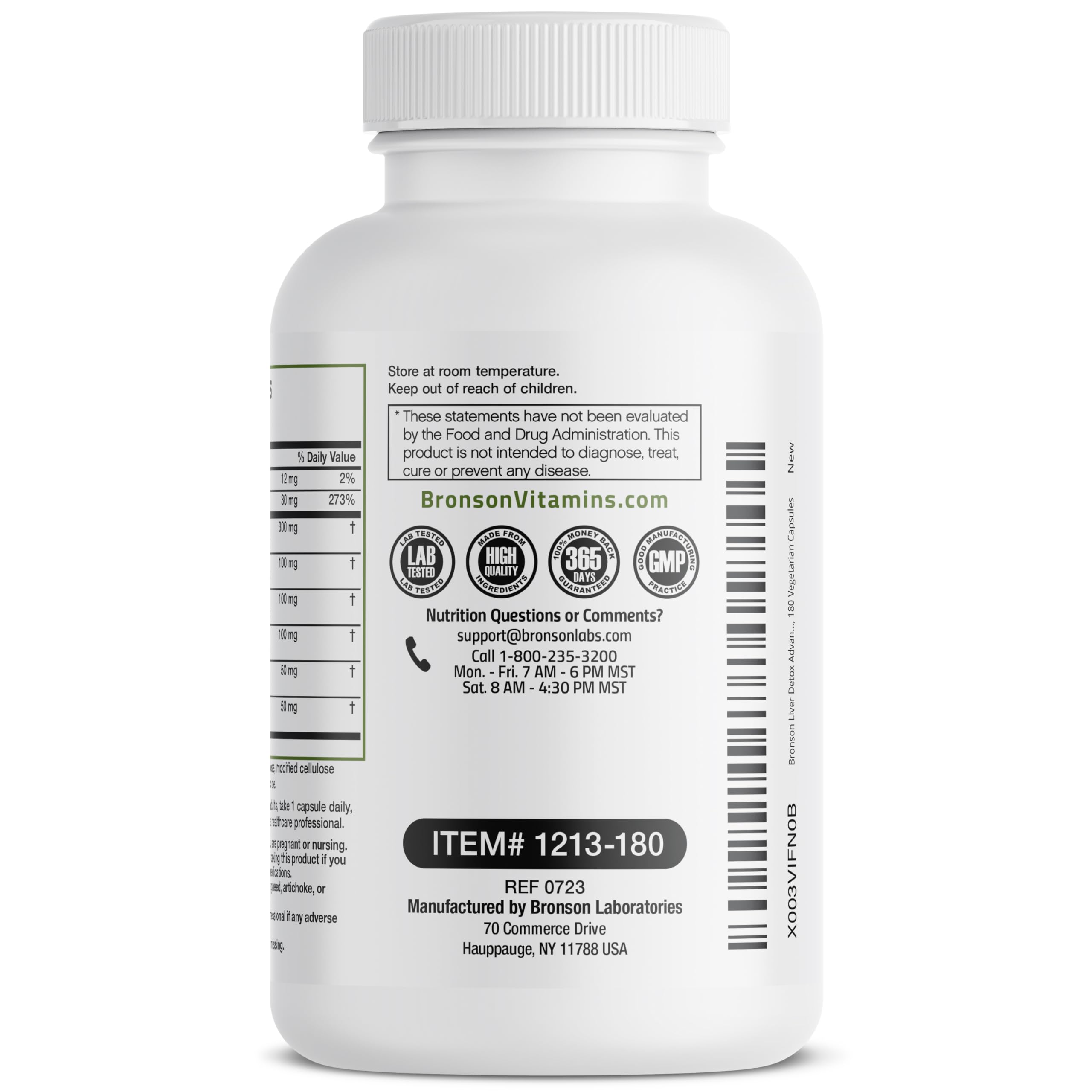 Bronson Liver Detox Advanced Detox & Cleansing Formula Supports Health Liver Function Bronson buy supplements canada