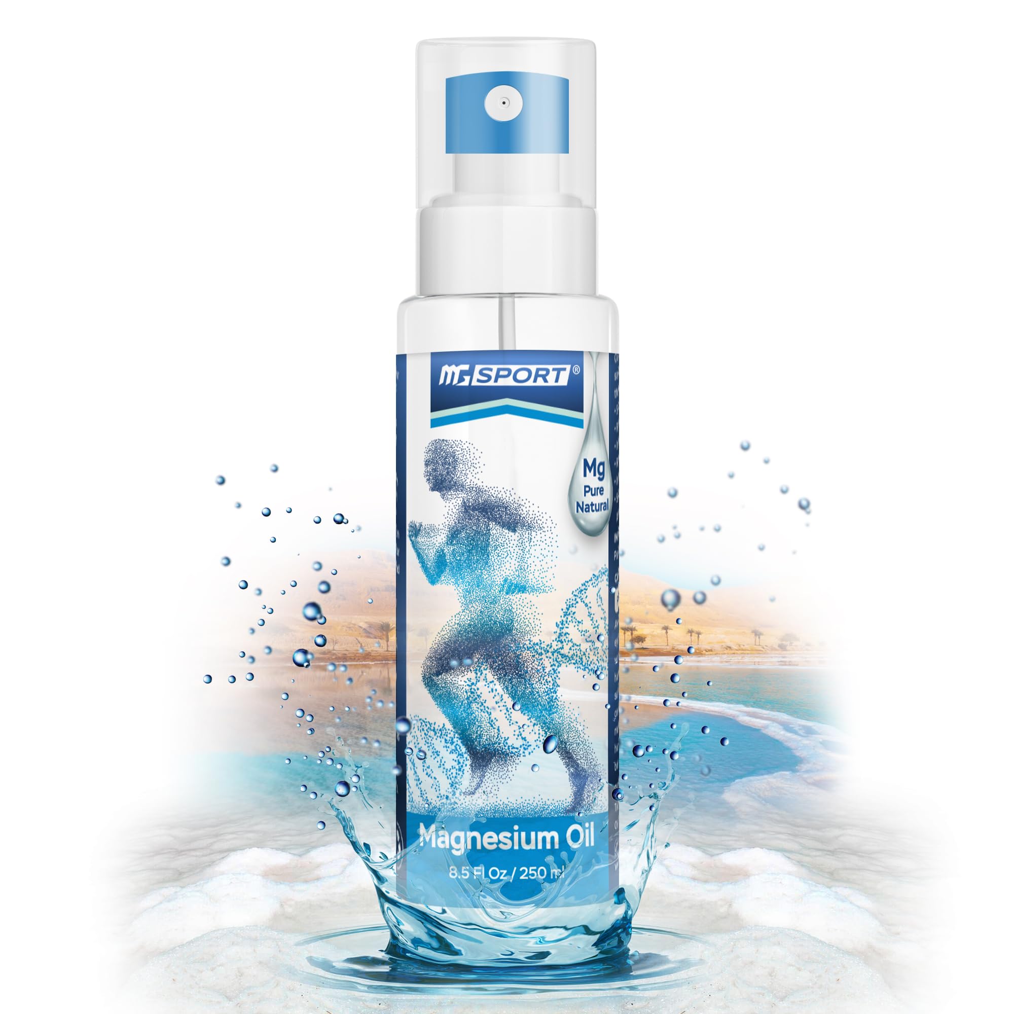 High Absorption Pure Magnesium Oil Spray – 250 ml – 100% Pure Magnesium Chloride MGSPORT buy supplements canada