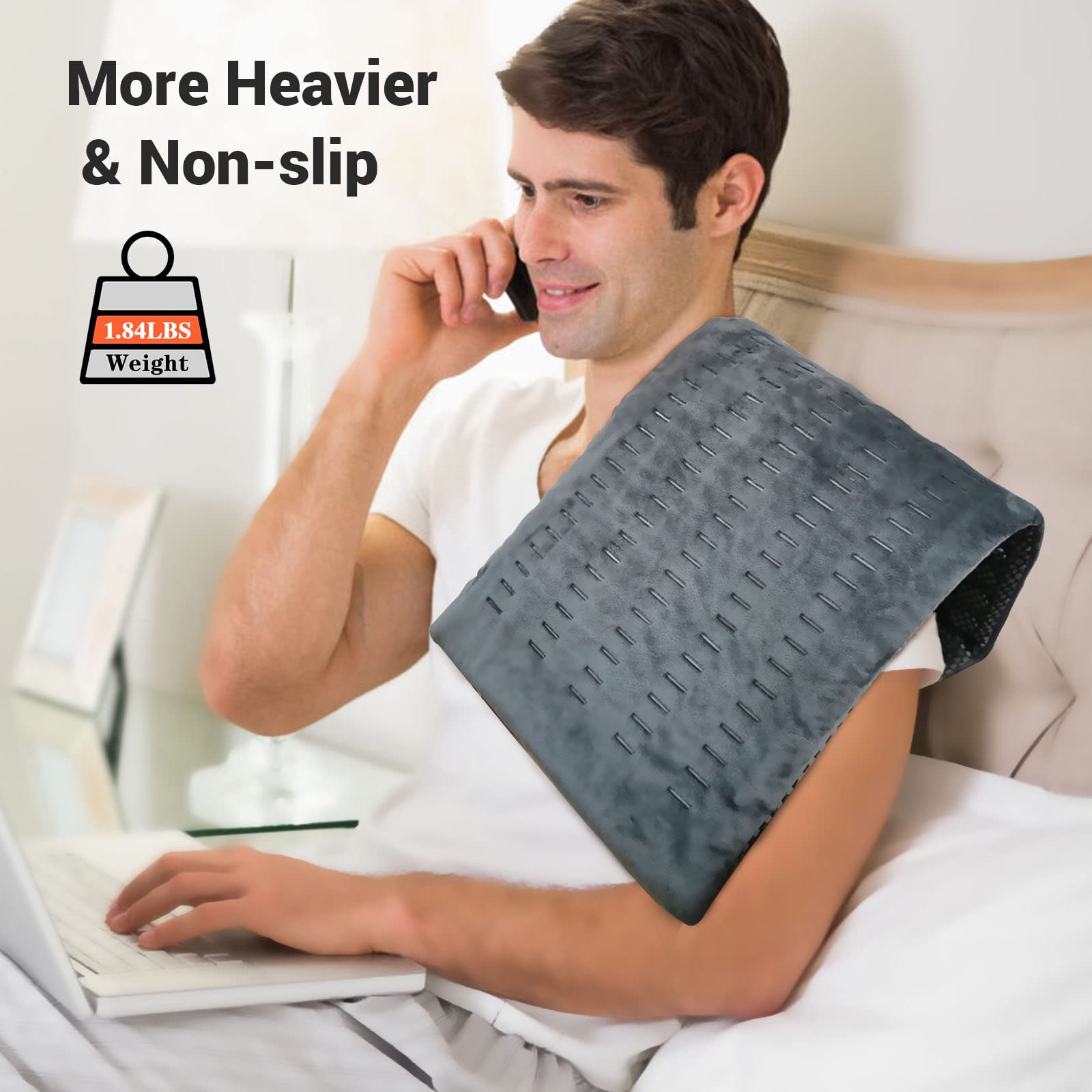 ZXU Jade Stone Heating pad, Nature Jade Electric Heating Pad for Back Pain and Cramps Relief,XL King Size Hot Heated Pad with 12 Heat Level,1-24h Auto-Off,Stay on Function, Hot Heated Pad ZXU buy supplements canada