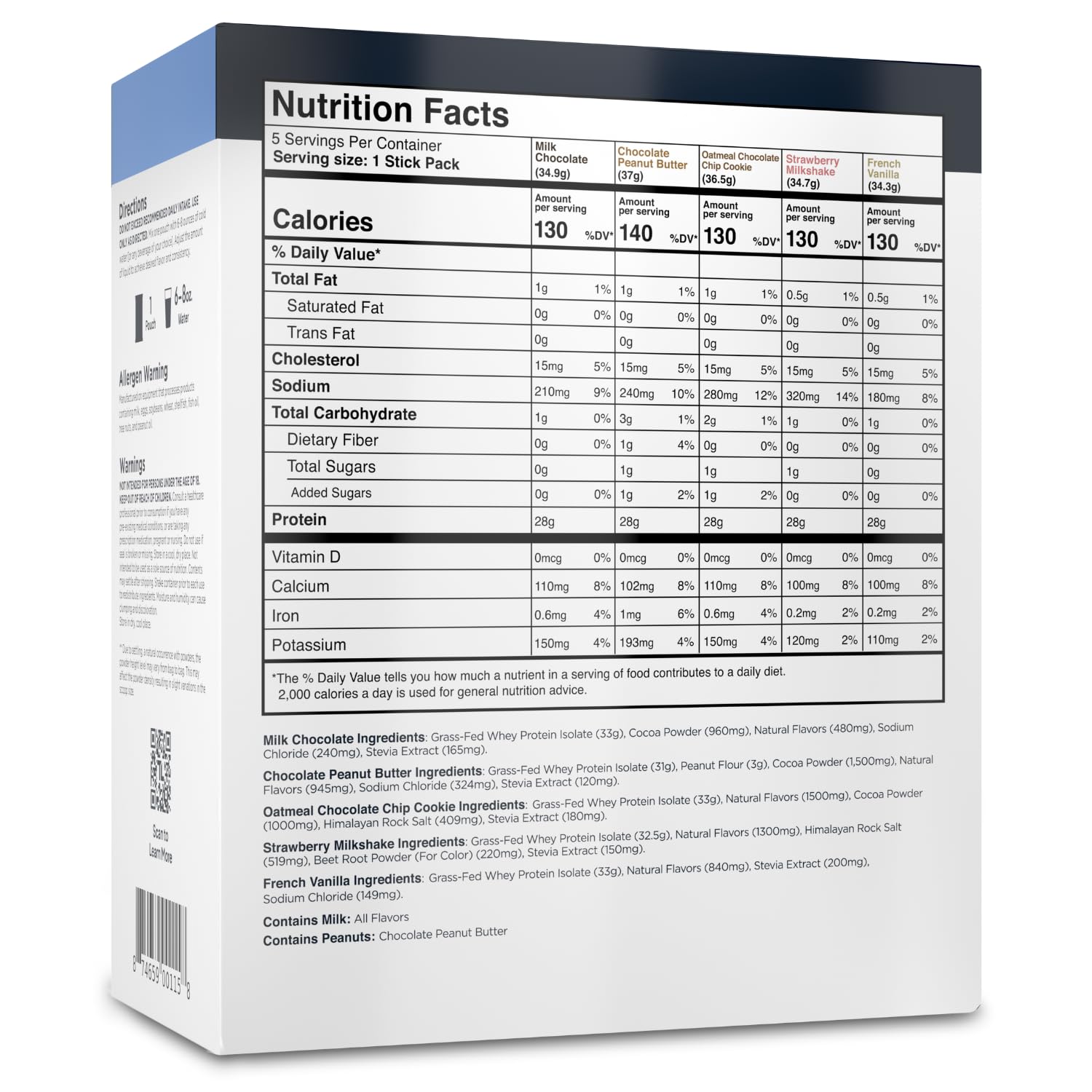 Transparent Labs Grass-Fed Whey Protein Isolate - Natural Flavor, Gluten Free Whey Protein Powder w/ 28g of Protein per Serving Transparent Labs buy supplements canada