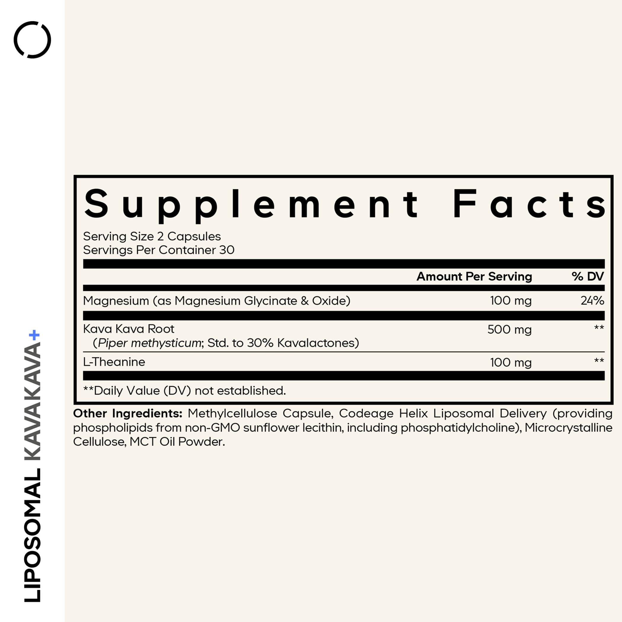 Codeage Liposomal Kava Kava+ Supplement - 500 mg 30% Kavalactones with Magnesium Glycinate - Magnesium Oxide - L-Theanine - Liposomal Delivery Codeage buy supplements canada