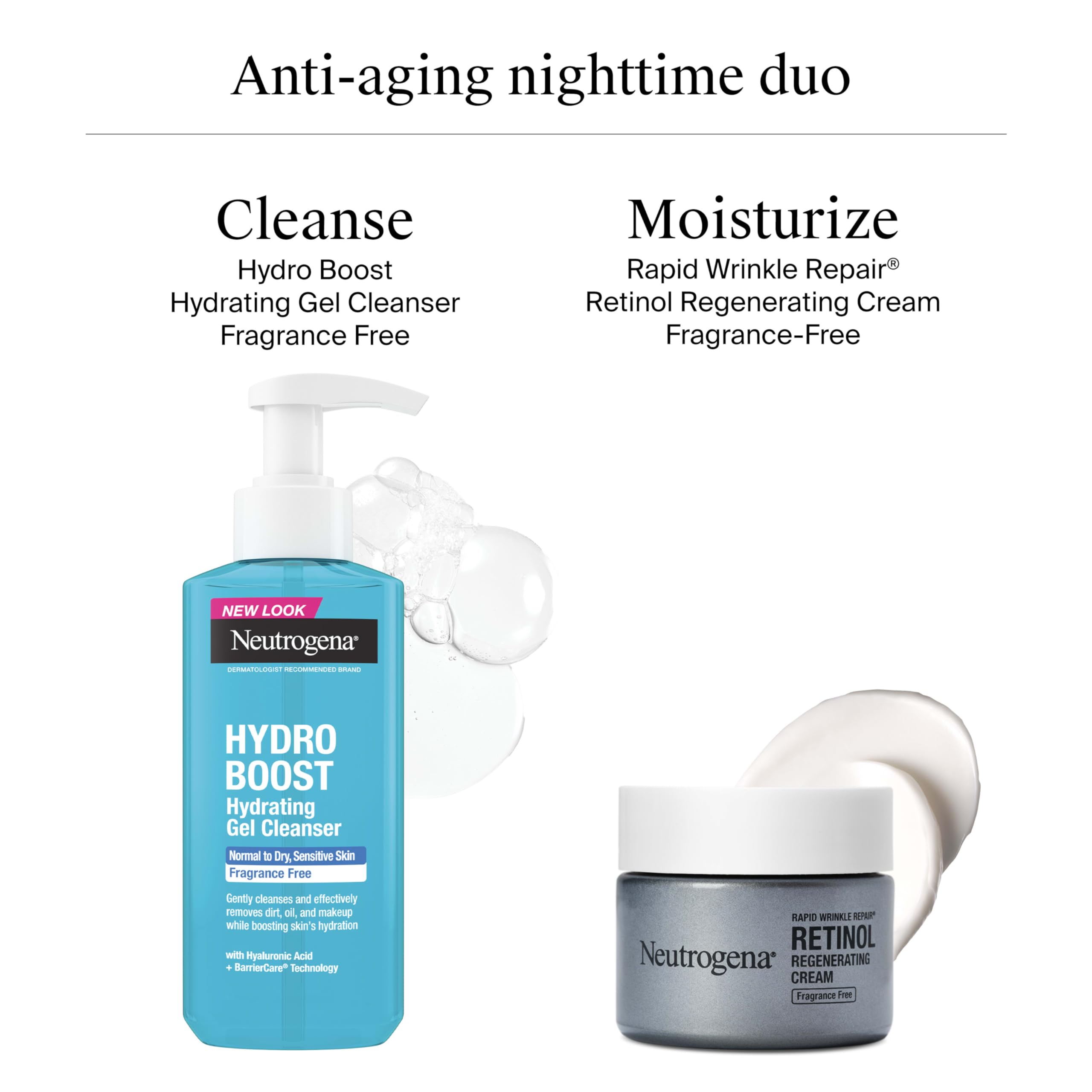 Neutrogena Rapid Wrinkle Repair, Retinol Face Moisturizer, Daily Anti-Aging Neck & Face Cream with Hyaluronic Acid, Retinol Cream Neutrogena buy supplements canada