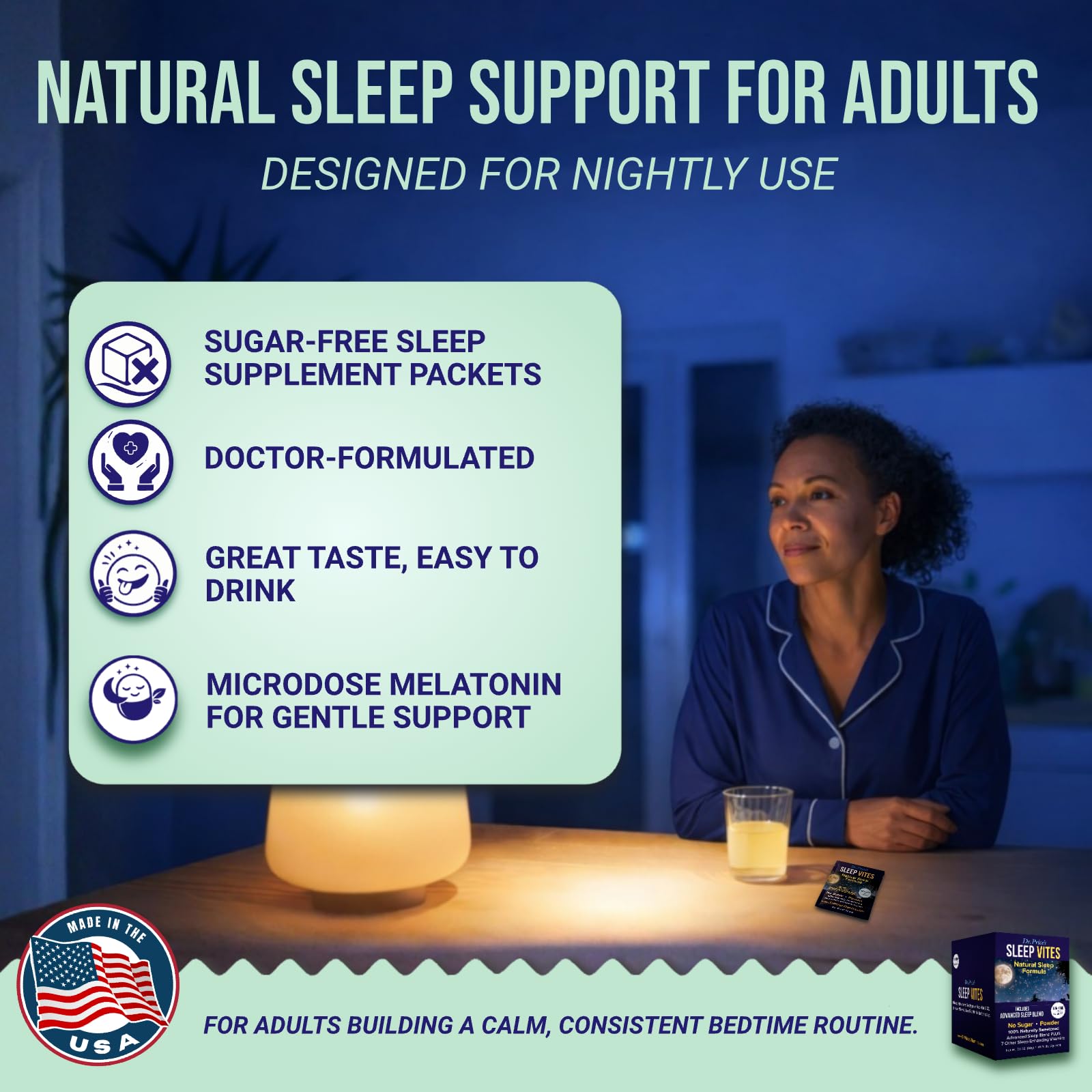 Dr. Price’s Natural Sleep Aid Powder – Berry-Citrus, 30 Packs | Sleep Powder Drink Mix with Magnesium, Microdose Melatonin & Tryptophan | Sleep Support for Adults | Doctor-Formulated, Made in USA Dr. Price's Vitamins buy supplements canada