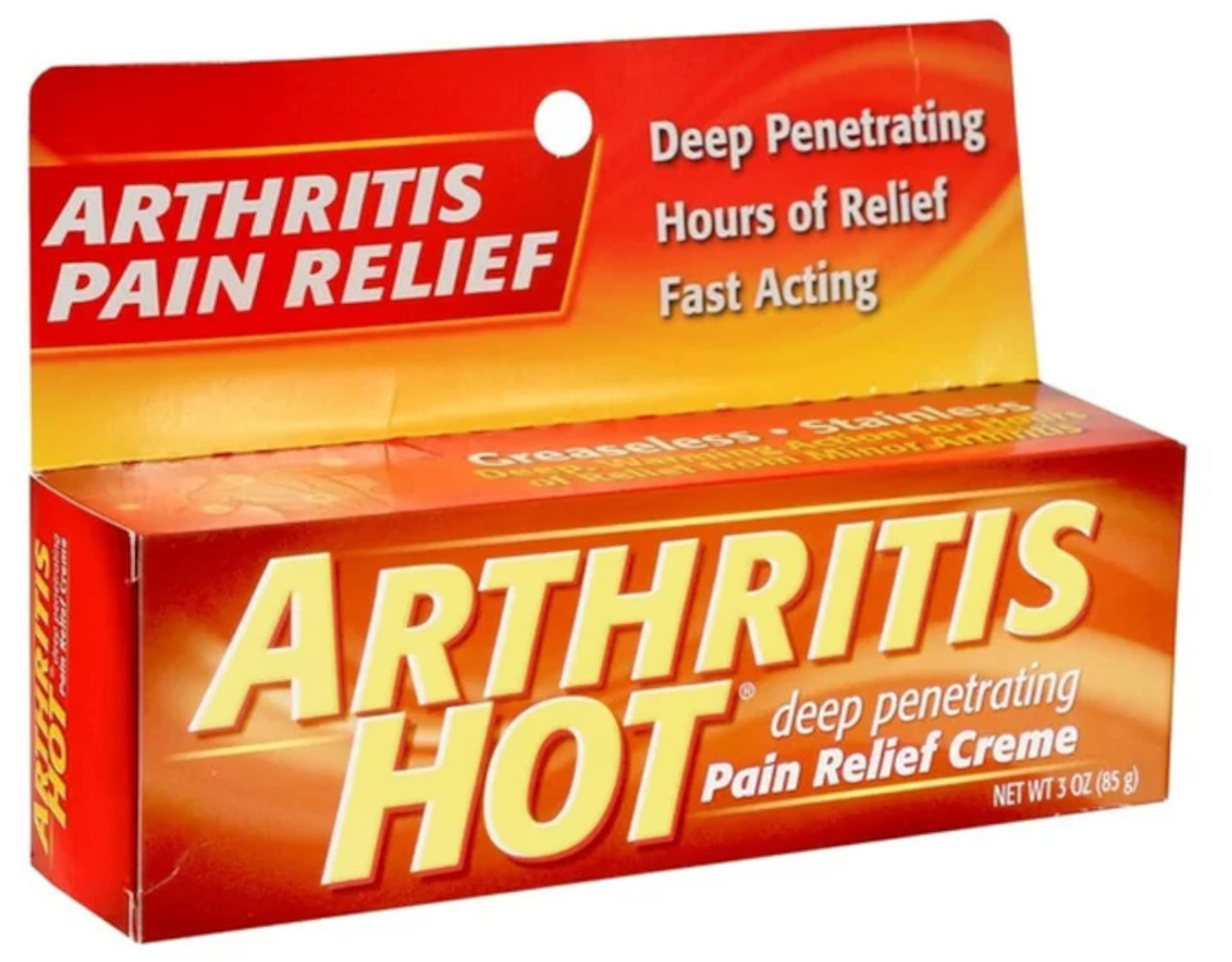 Arthritis Hot Pain Relief Creme 3 oz (Pack of 4) Arthritis Hot buy supplements canada