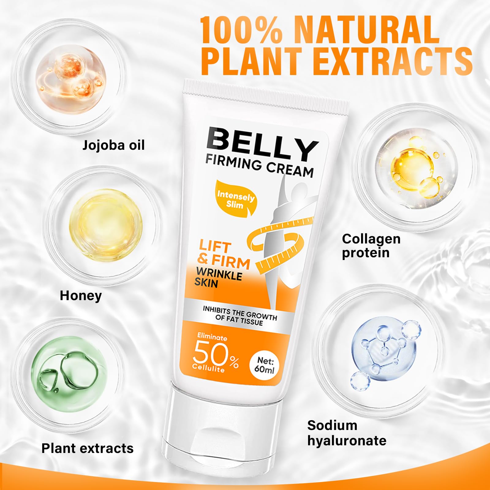 B Flat Belly Firming Cream, Skin Tightening & Cellulite Cream, Moisturizing Firming Lotion Weeping Willow Oil Co buy supplements canada