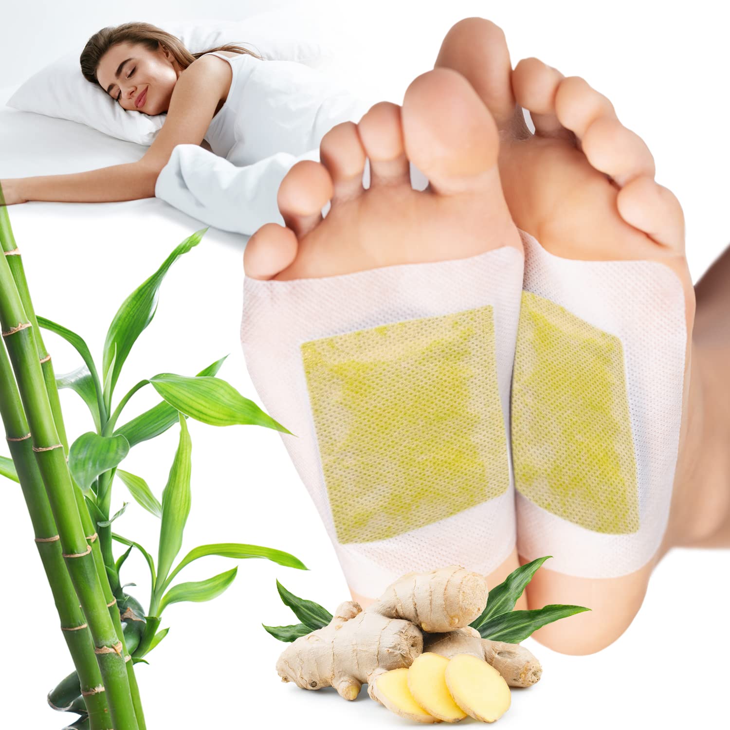 Foot Paches, Premium Deep Cleansing Foot Pads, Bamboo Foot Paches Rantherm buy supplements canada