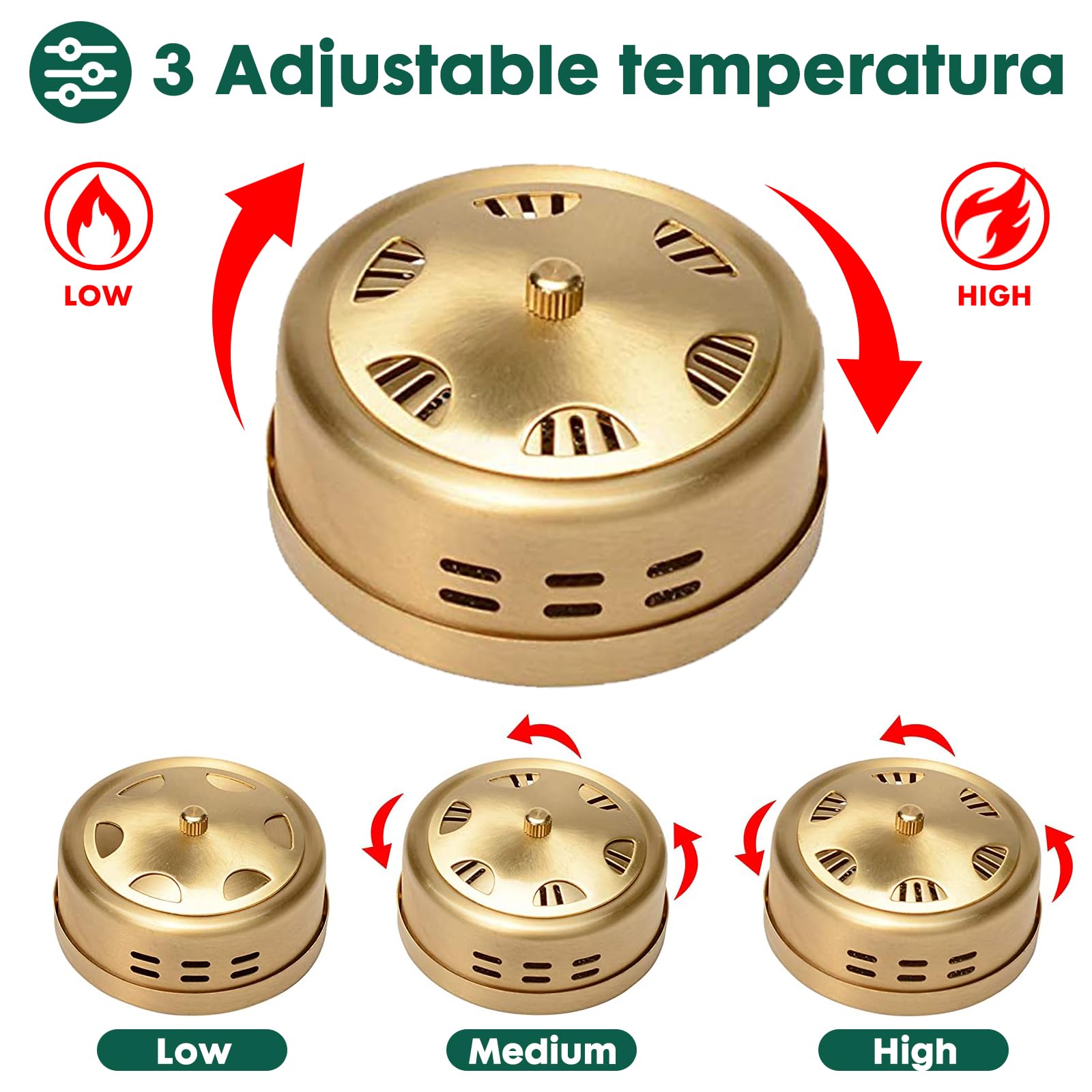 Smokeless Copper Moxa Box, Set of 3 Purifier Copper Tank Moxibustion Treatment Tool Portable Barelove buy supplements canada