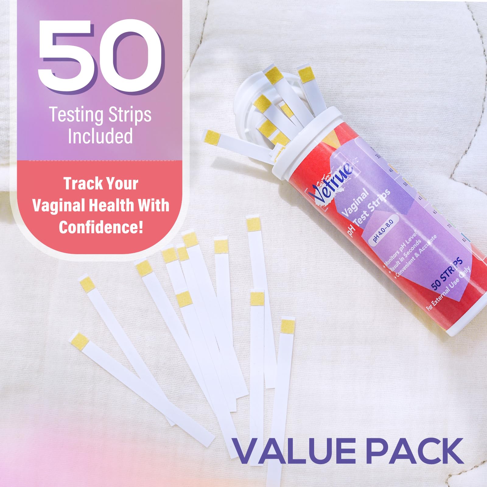 Vaginal pH Test Strips for Women, Convenient Testing Solution for Assessing and Maintaining vetrue buy supplements canada