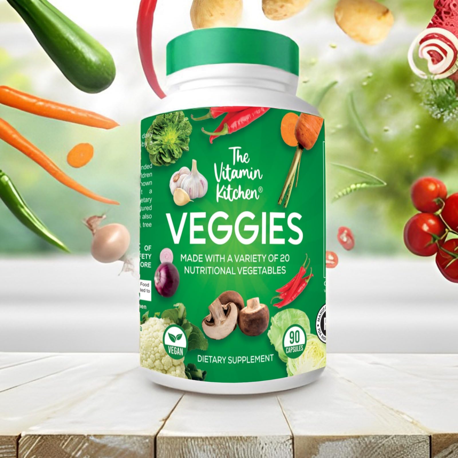 The Vitamin Kitchen Fruit and Veggie Supplements-90 Fruits, 90 Veggies Capsules The Vitamin Kitchen buy supplements canada