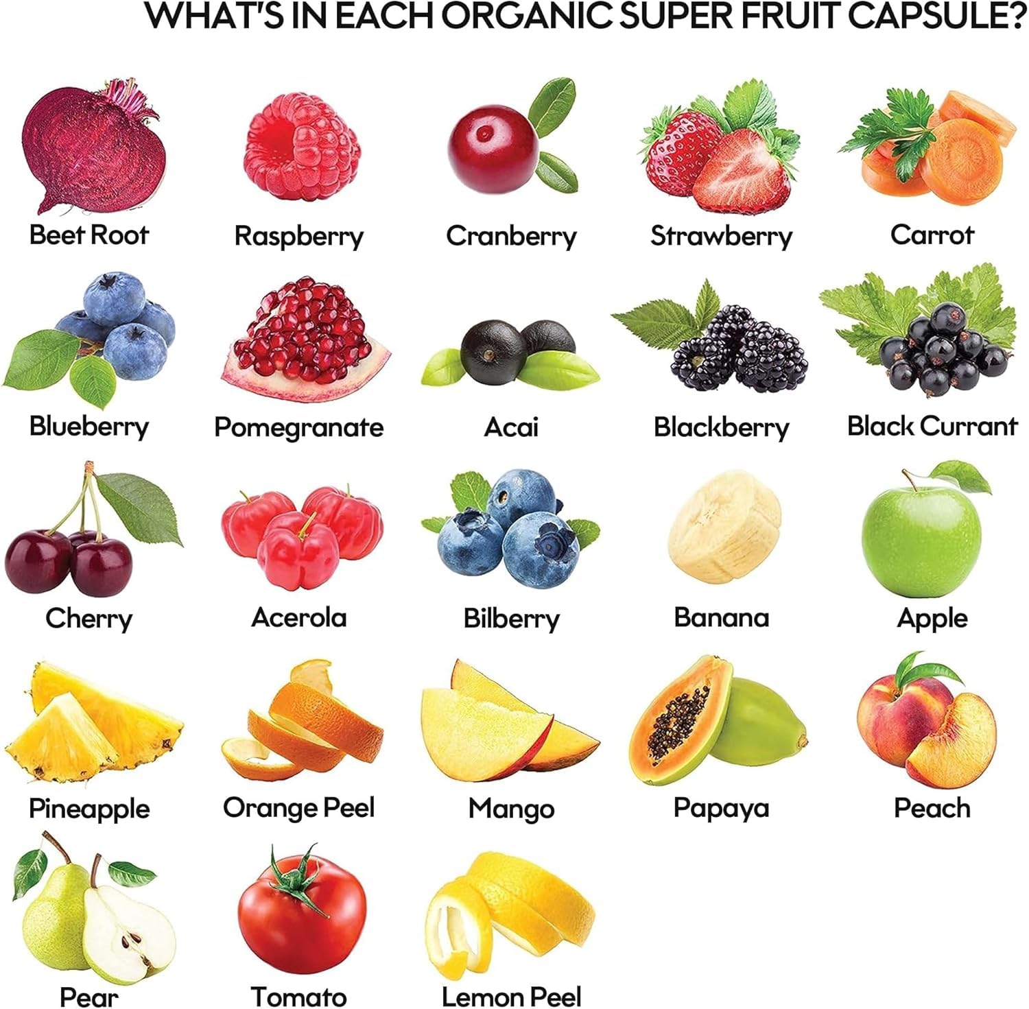 Fruits and Veggies Supplement Powerfull Blend of 39 Whole Fruits and Veggies, Fills Nutritional Gaps, Get Energy, Well-being. USA Made Non-GMO/Vegan/Gluten Free. Packaging May Vary (60 Day Supply) ROOTIE buy supplements canada