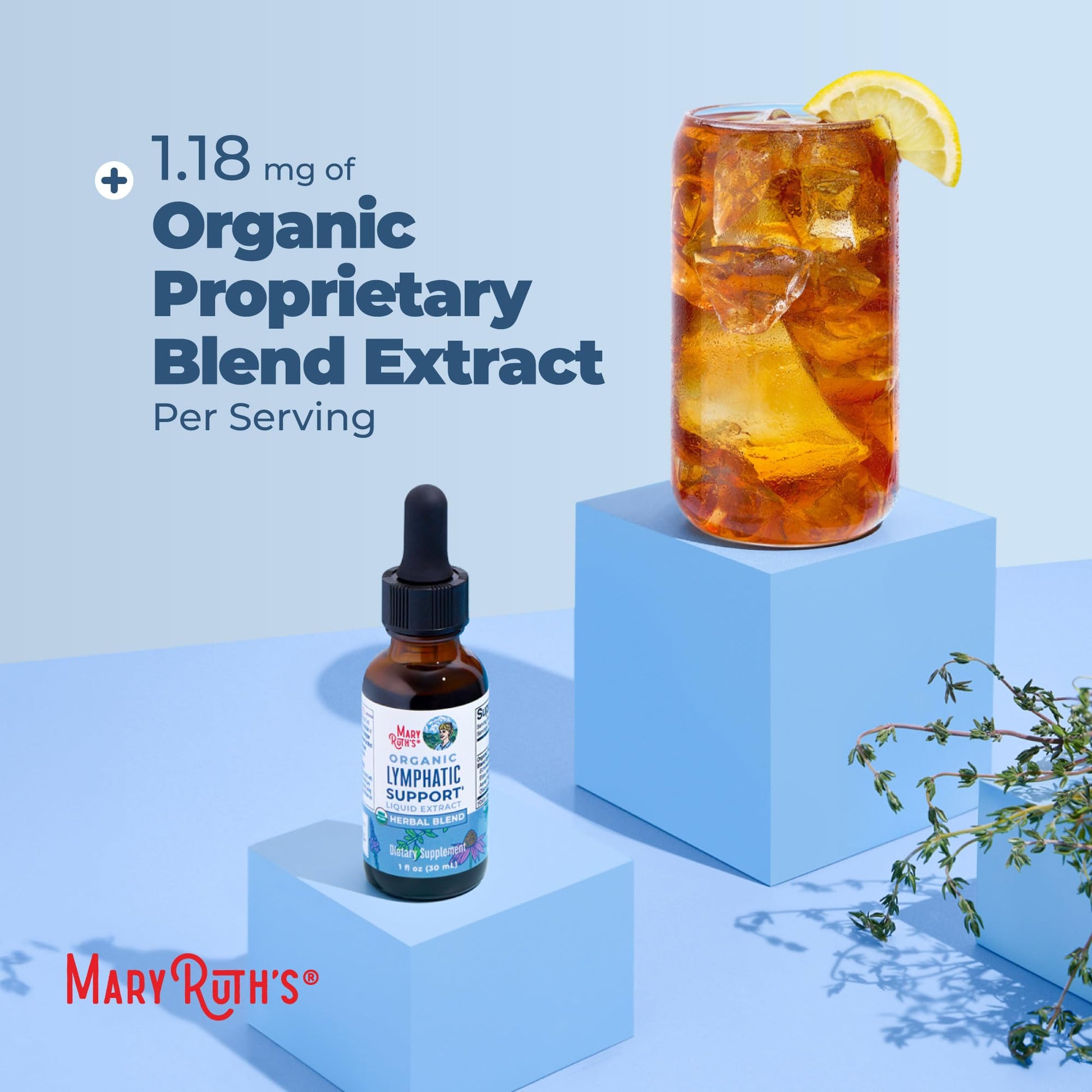 MARYRUTH'S Lymphatic Support Liquid Drops USDA Organic | Herbal Blend with Echinacea & Elderberry | Blue Vervain MARYRUTH'S buy supplements canada