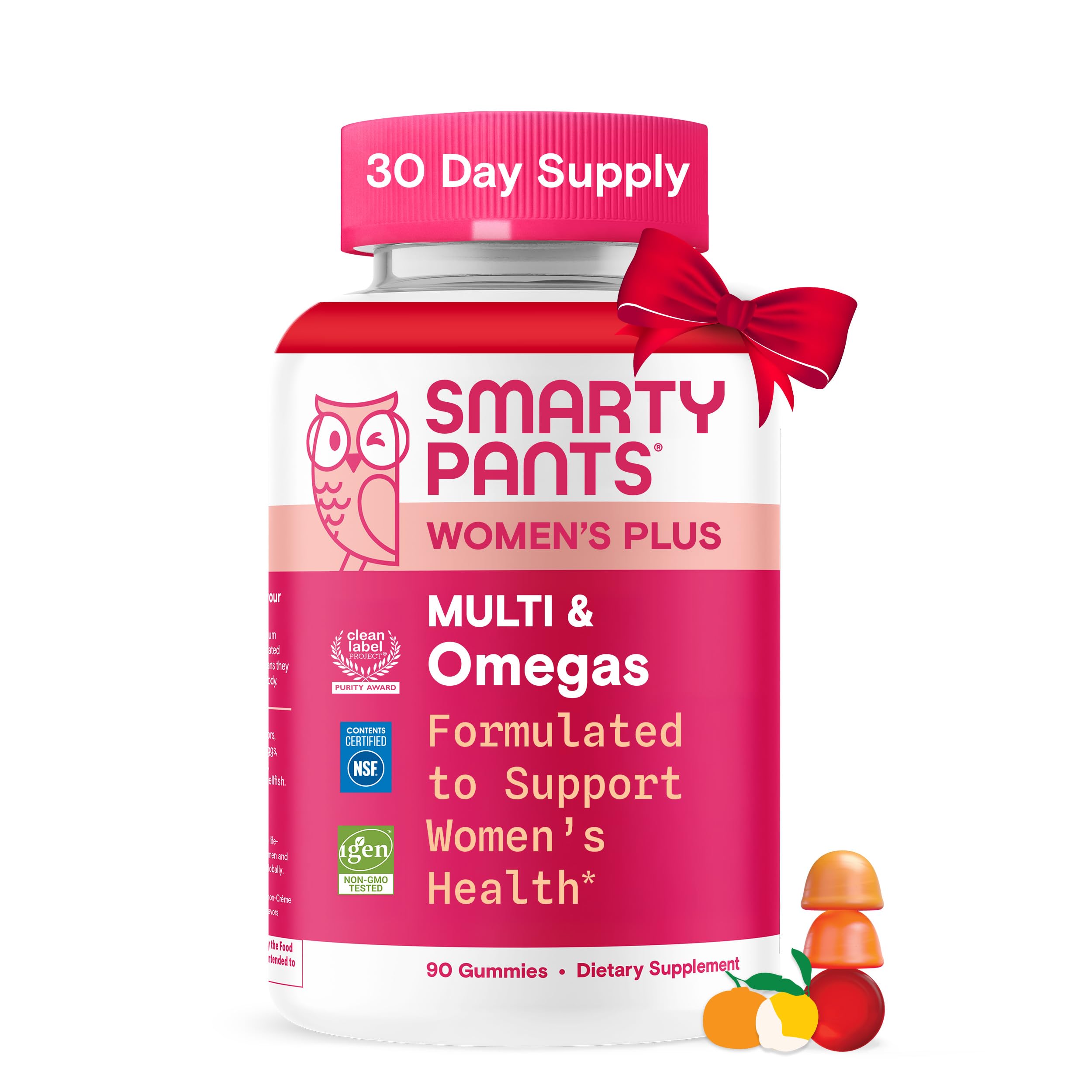 SmartyPants Women's Multivitamin Gummies - Improved Formula: Omega 3 (DHA/EPA), Methylfolate, CoQ10, Vitamin D3, C, Vitamin B12, B6, A, K & Zinc SmartyPants buy supplements canada