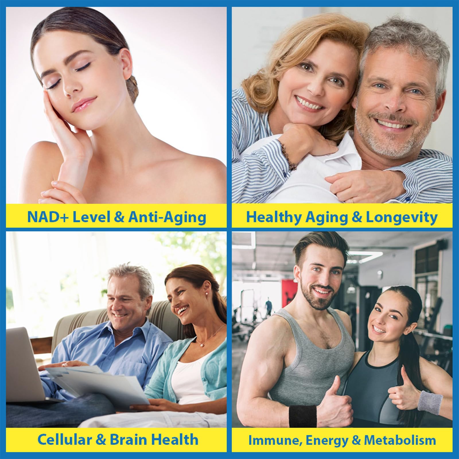 NMNH (NMN Supplement Alternative) NAD Supplements for Anti Aging, Energy, Immune, Focus (Dihydronicotinamide Mononucleotide) 500mg, to Boost NAD+ Levels As We Age, Pure Organic - 60 Capsules Beyyoly buy supplements canada