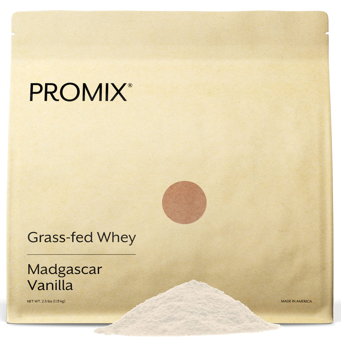 Promix Whey Protein Powder, Vanilla - 2.5lb Bulk - Grass-Fed & 100% All Natural ProMix Nutrition buy supplements canada