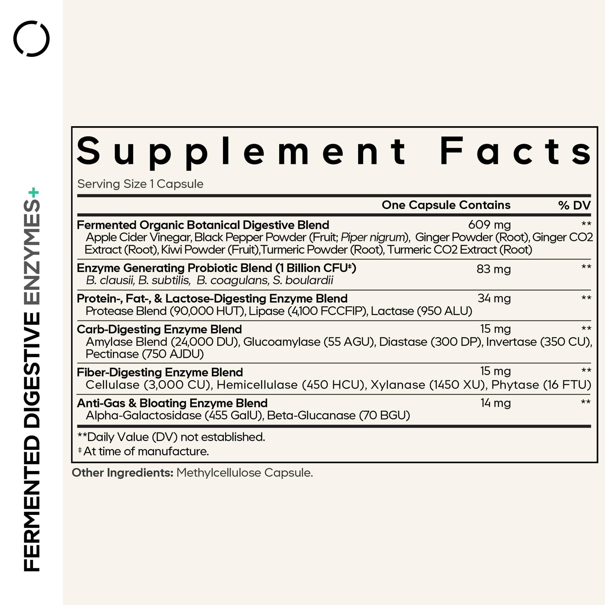 Codeage Fermented Digestive Enzymes Supplement 3-Month Supply - 14 Digestive Enzymes, Probiotics, Prebiotics, Fermented Botanicals Codeage buy supplements canada