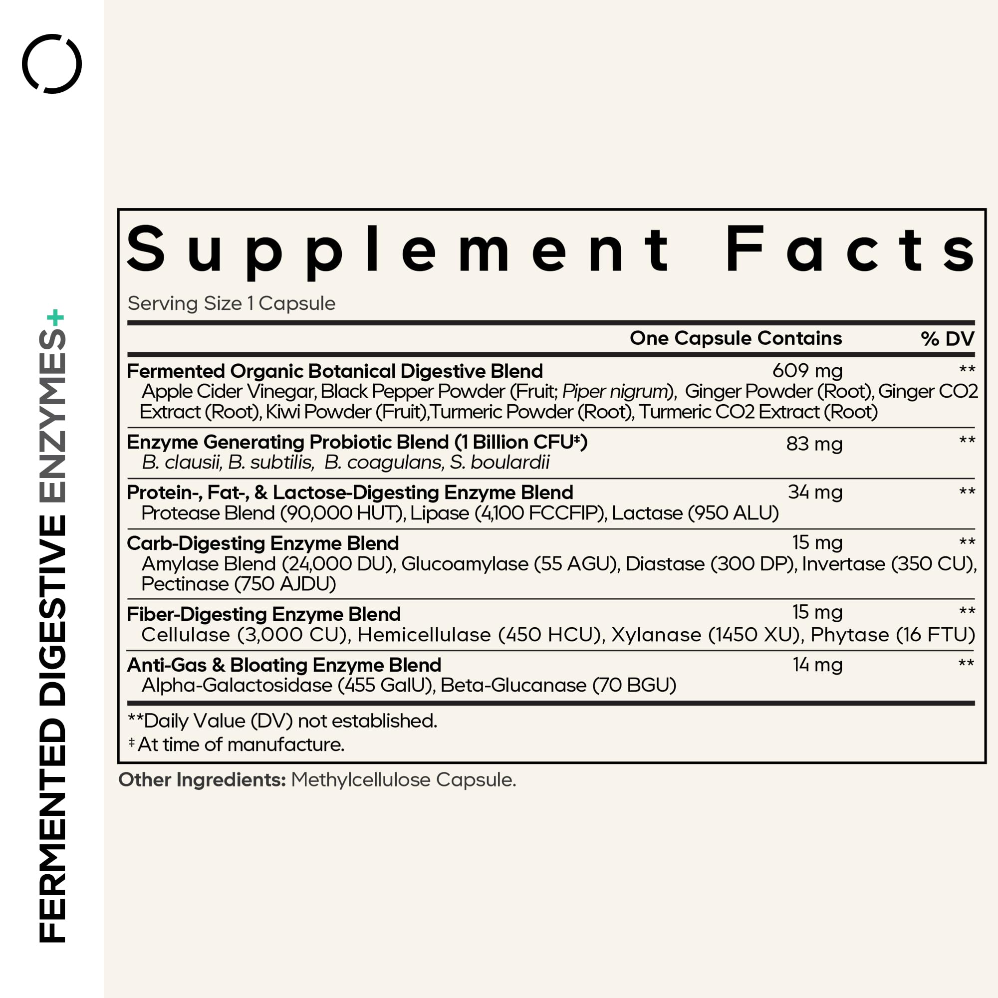 Codeage Fermented Digestive Enzymes Supplement 3-Month Supply - 14 Digestive Enzymes, Probiotics, Prebiotics, Fermented Botanicals Codeage buy supplements canada