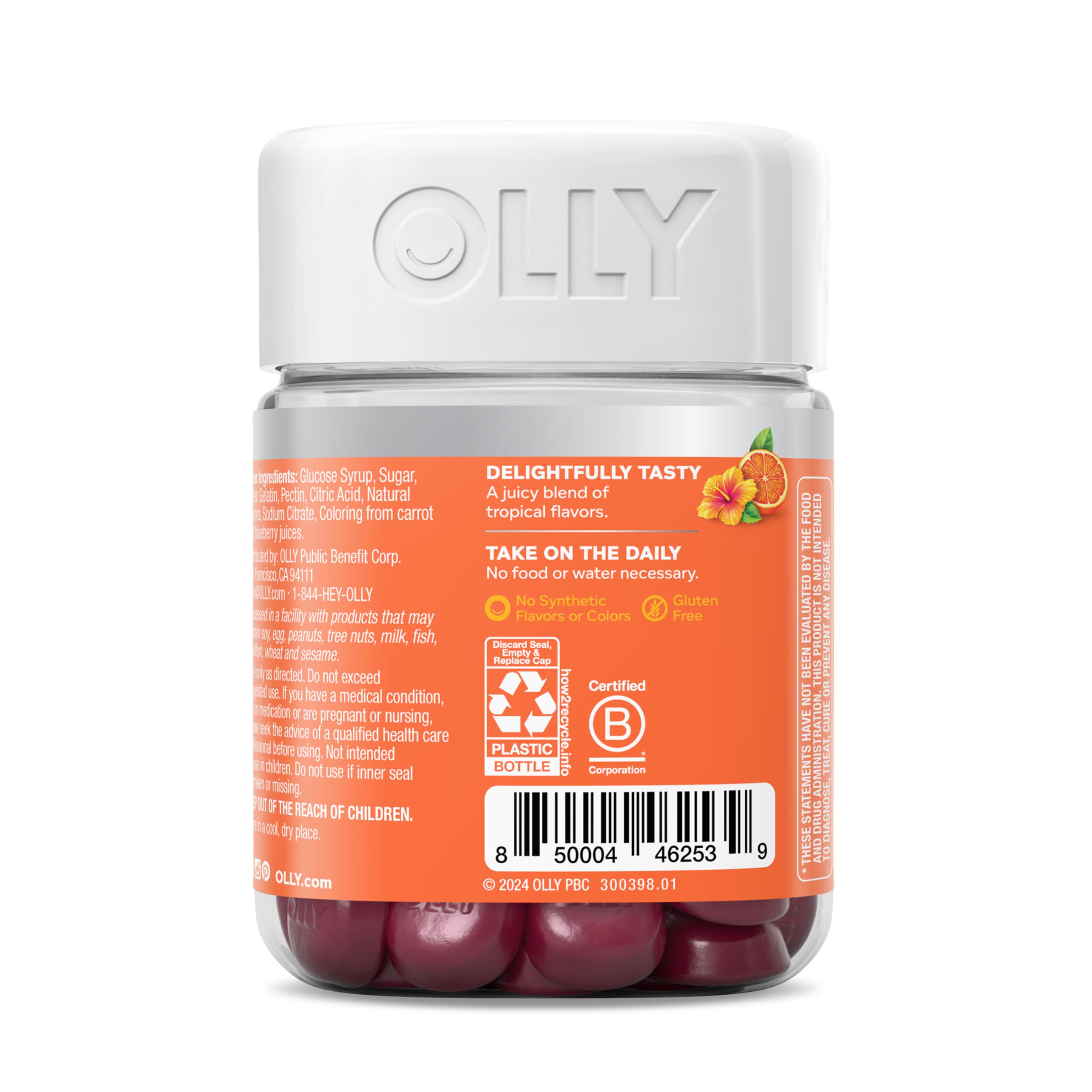 OLLY Heavenly Hair Gummy, Supports Healthy Hair, Keratin, Biotin, AMLA, Chewable Supplement, 30 Day Supply - 60 Count OLLY buy supplements canada