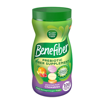 Benefiber Chewable Prebiotic Fiber Supplement Tablets for Digestive Health, Assorted Fruit Flavors Benefiber buy supplements canada