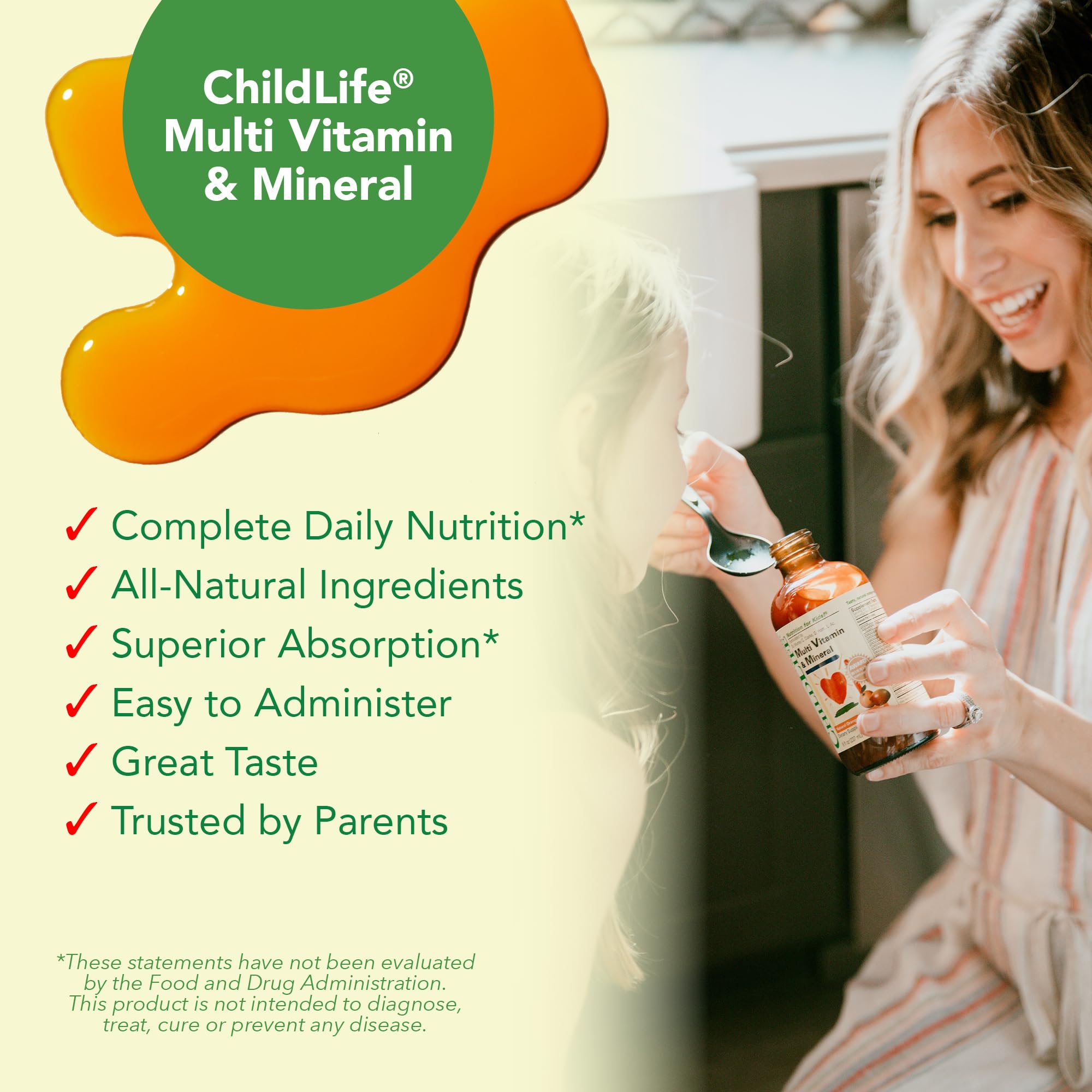 CHILDLIFE ESSENTIALS Kids Multivitamin & Mineral - Kids Vitamins, Liquid Multivitamin for Kids, Toddler Multivitamins, Liquid Vitamins, Baby Multivitamin - Natural Orange & Mango, 8 Fl Oz (Pack of 4) CHILDLIFE ESSENTIALS buy supplements canada