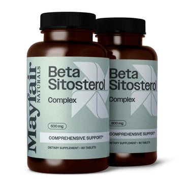 Mayfair Naturals Beta Sitosterol Complex (2 Pack), 500mg, Plant Sourced, 90 Tablets Each (180 Total), Comprehensive Support Supplement Mayfair Naturals buy supplements canada