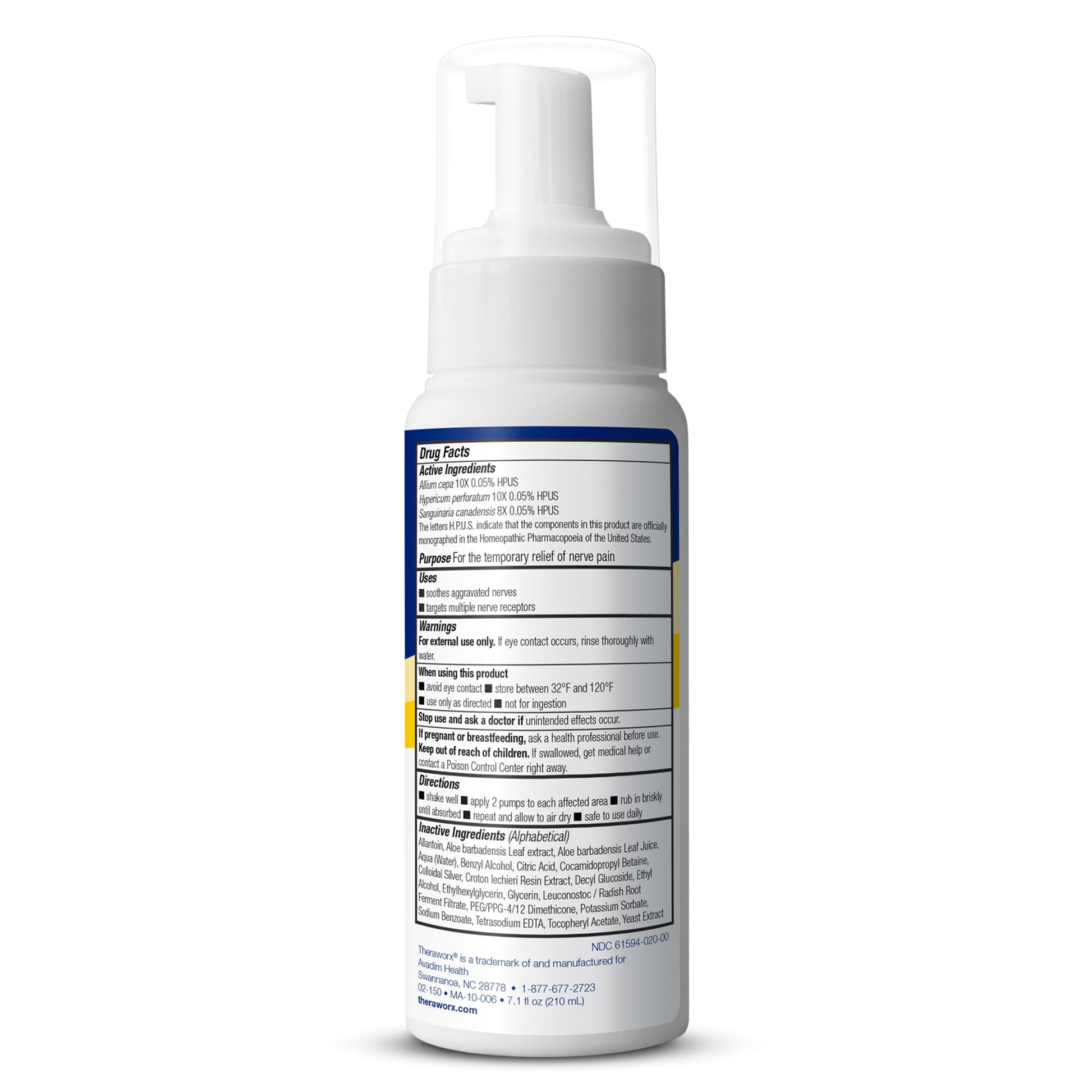 Theraworx Fast-Acting Nerve Relief Foam Aggravated Nerve Discomfort Relief - 7.1 oz - 1 Count Theraworx buy supplements canada