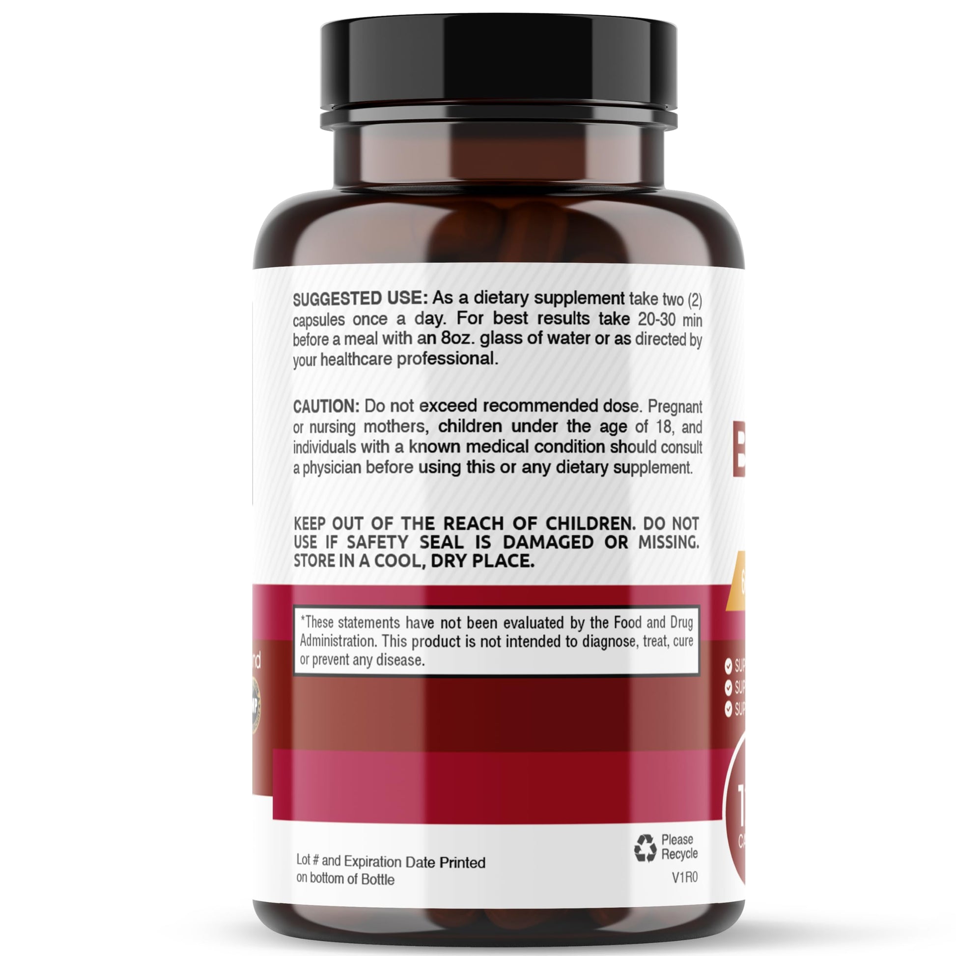 healblend Organic Nitric Oxide Beet Root Capsules 1300mg - Support Immune System healblend buy supplements canada