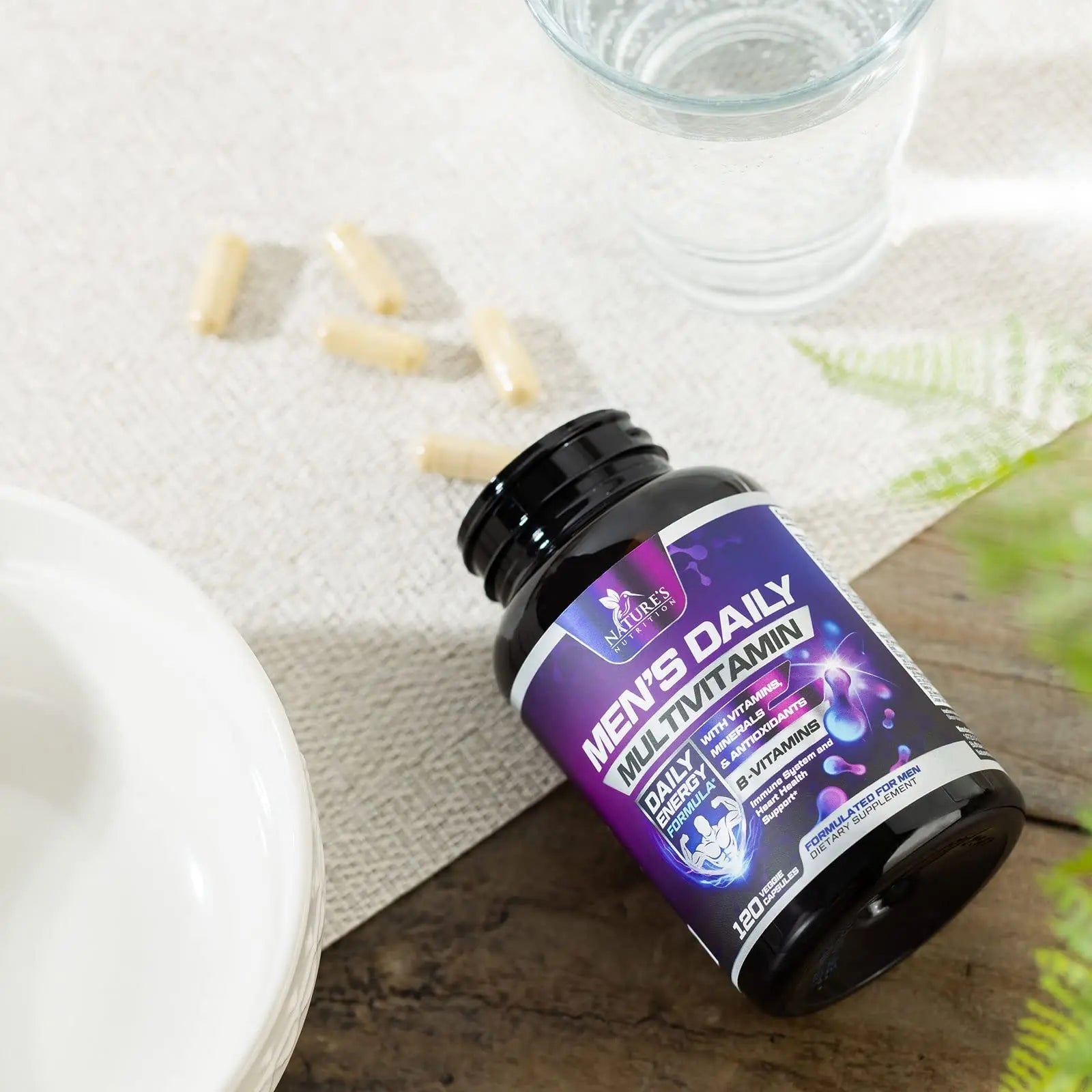 Multivitamin for Men - Advanced Supplement with Full-Spectrum Formula, Essential Vitamins A, C, D, E, & Zinc - High Potency B Vitamins Multi Nature's Nutrition buy supplements canada