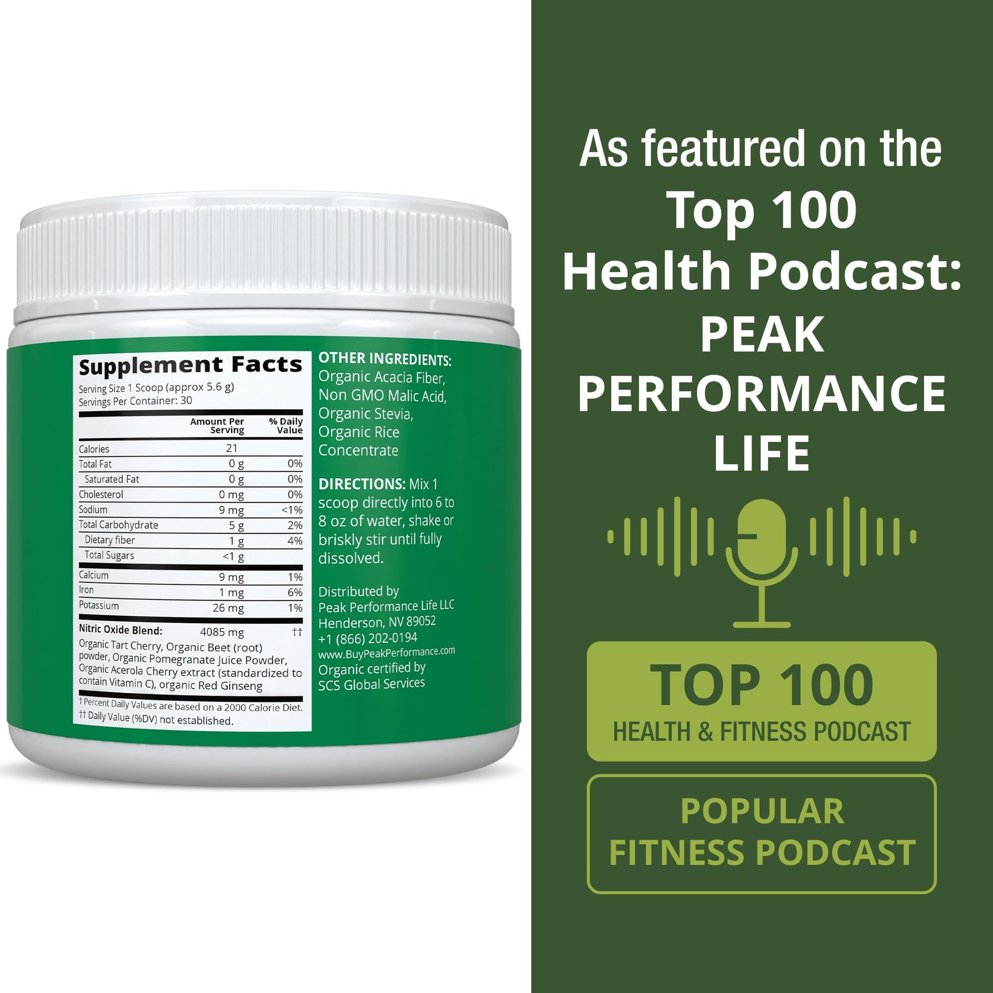 USDA Organic Plant Based Nitric Oxide Booster Powder Supplement for Men & Women. Caffeine Free Supplements 5 Top Organic Ingredients. Beet Root, Tart Cherry, Acerola Cherry, Pomegranate, Red Ginseng Peak Performance buy supplements canada