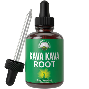 Peak Performance Kava Kava Root Extract Calming Liquid Drops More Concentrated - 1:3 Extraction Ratio. Vegan Supplement Aid for Relaxation, Natural Sleep. Sugar Free Gluten Free USA Tested Tincture Peak Performance buy supplements canada