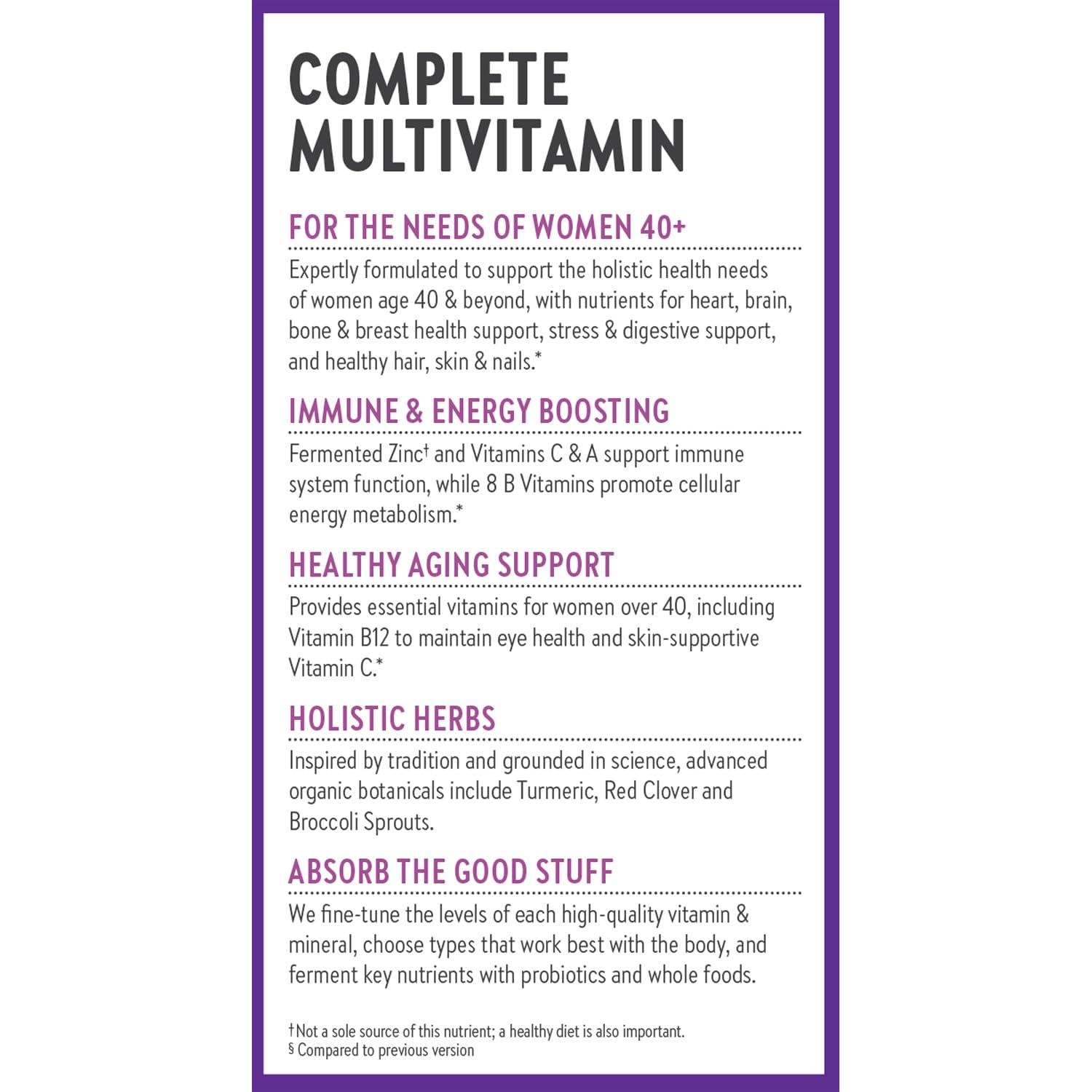New Chapter Women's Multivitamin 40 plus for Energy, Healthy Aging + Immune Support with 20+ Nutrients New Chapter buy supplements canada