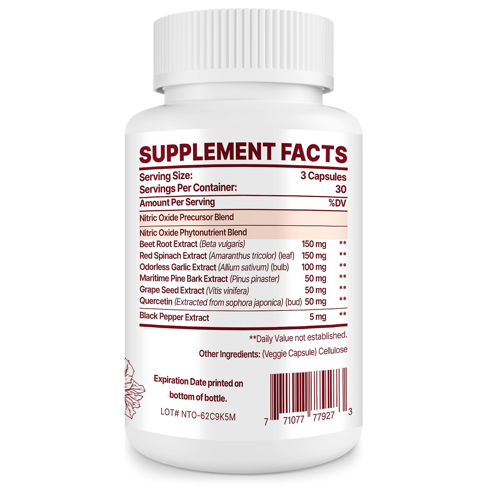 Zdoroviye Nitric Oxide Supplement for Men, 90 Capsules (2 Pack) Zdoroviye buy supplements canada