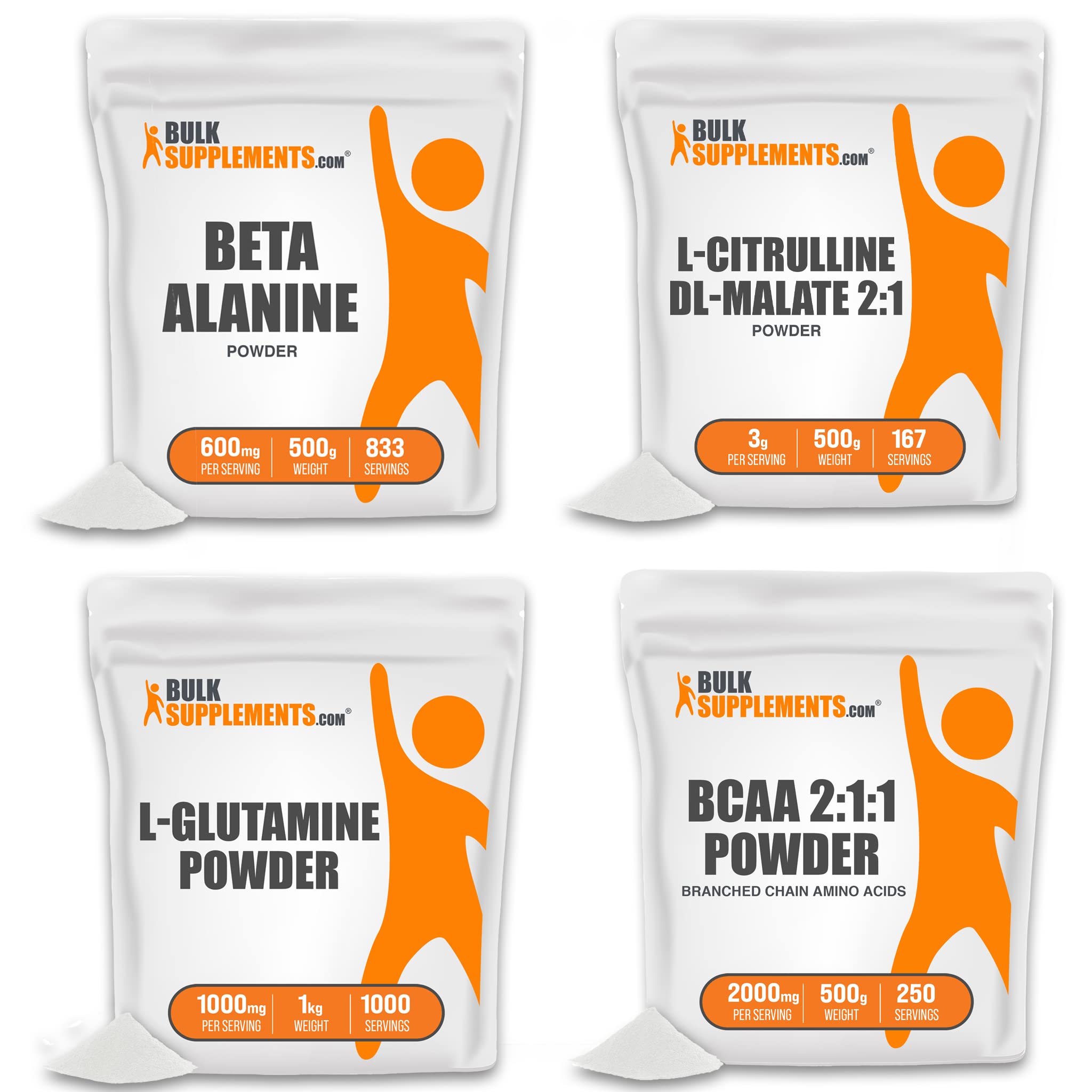 BULKSUPPLEMENTS.COM Beta Alanine Powder (500g), with L-Citrulline Malate 2:1 Powder BULKSUPPLEMENTS.COM buy supplements canada