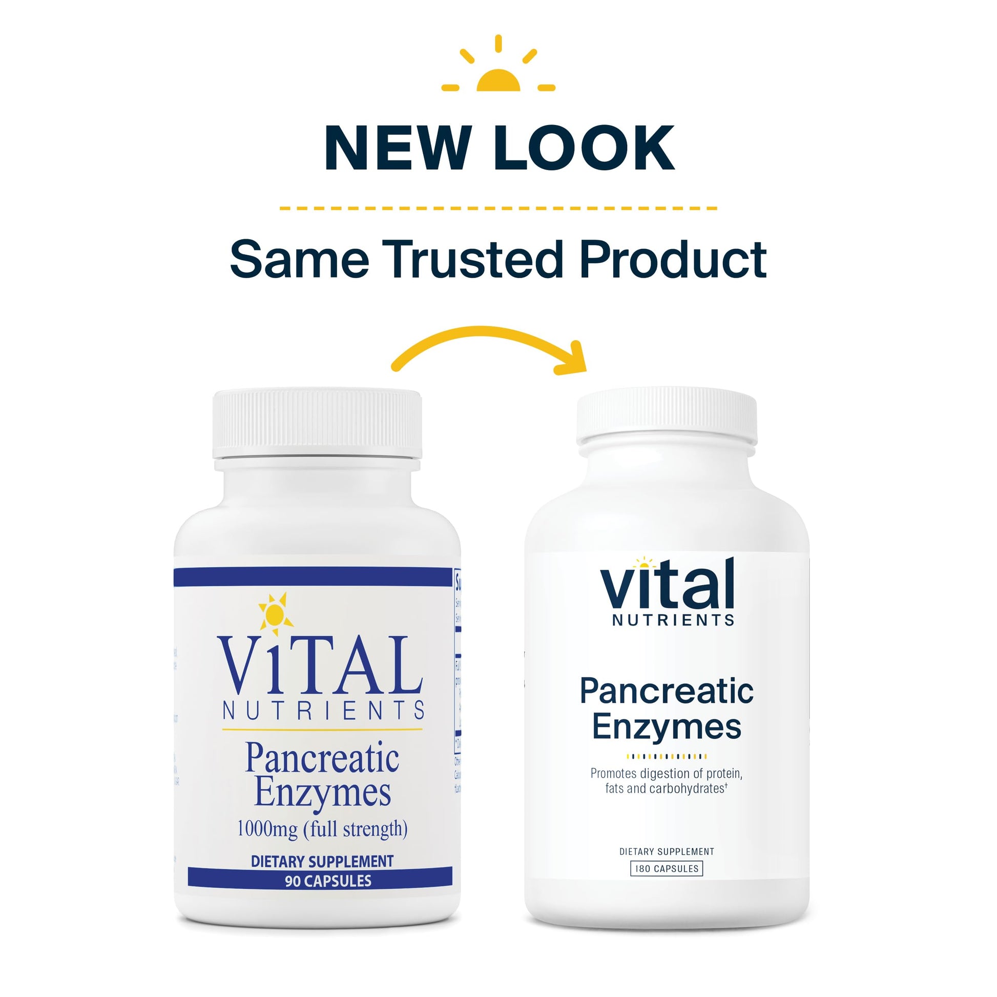 Vital Nutrients Pancreatic Enzymes 1000mg (Full Strength) | Pancreatin Digestion Supple Vital Nutrients buy supplements canada