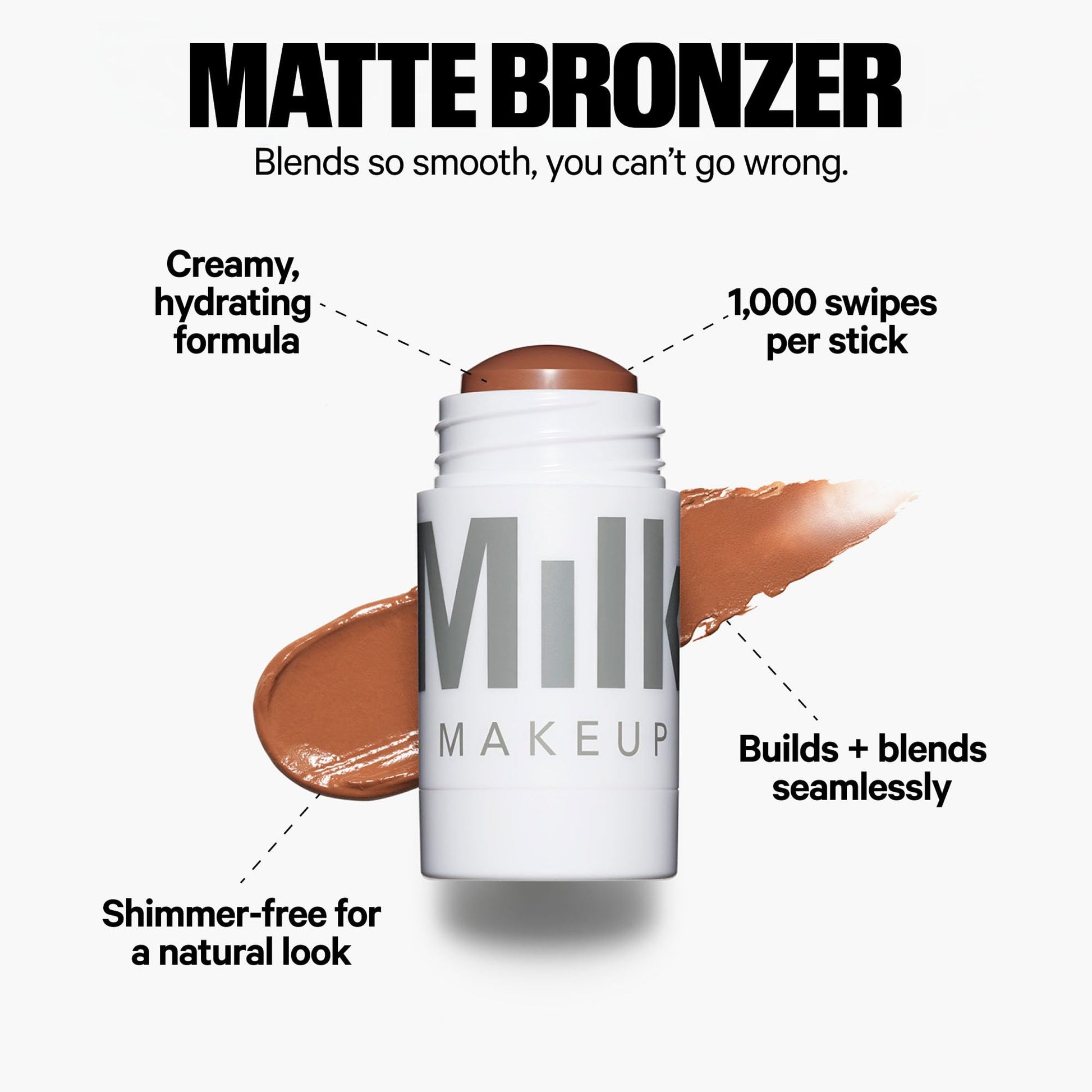 Milk Makeup Bronzer, Blush + Highlighter Set – Bronzer in Baked .19oz, Multi-Use Cream Blush + Lip Color in Werk (Dusty Rose) .21oz and Highlighter Stick in Lit (Champagne) .21oz – Hydrating Formulas Milk Makeup buy supplements canada