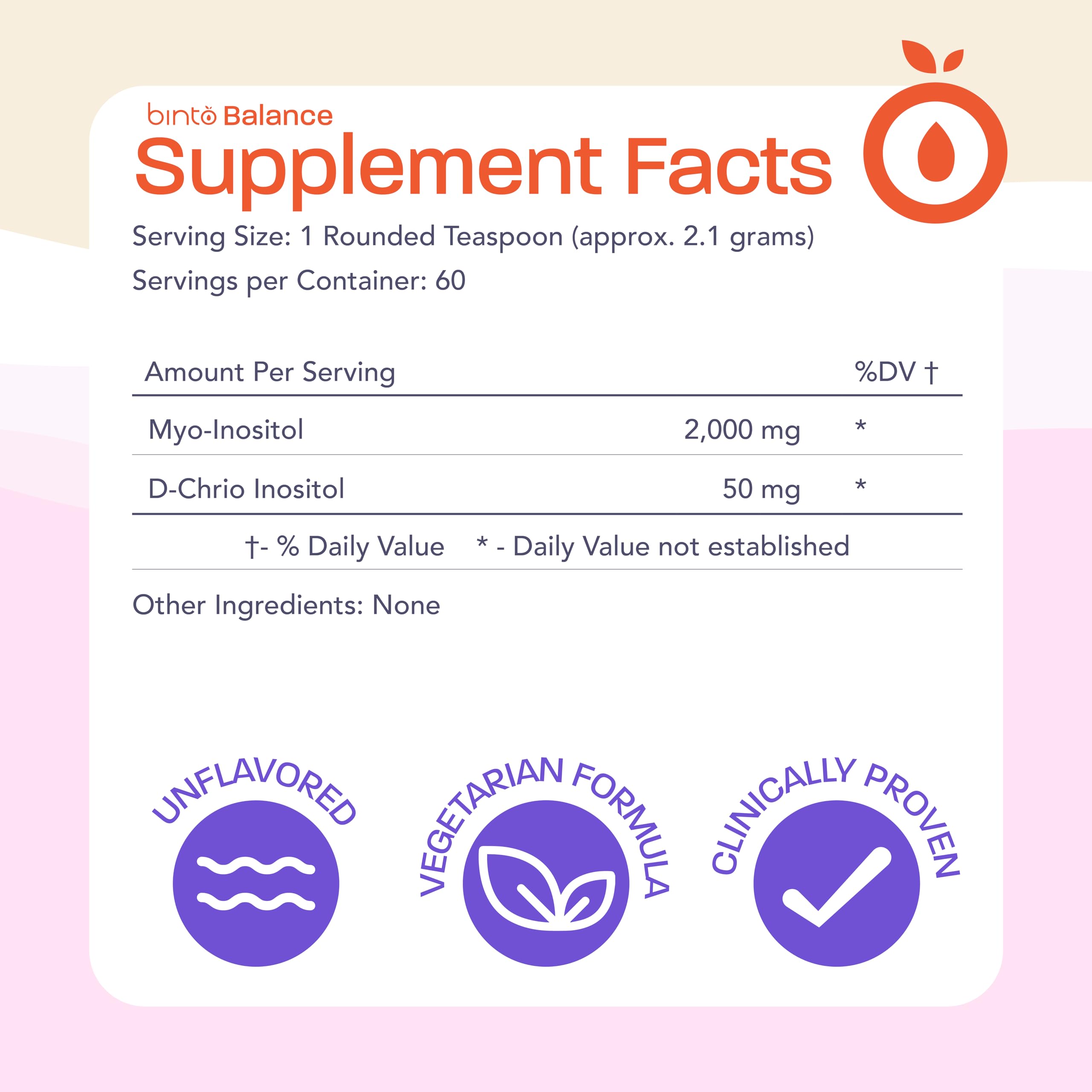 Binto Inositol Powder Mix | 60-Day Supply | 40:1 Ratio of Myo and D-Chiro Inositol Binto buy supplements canada