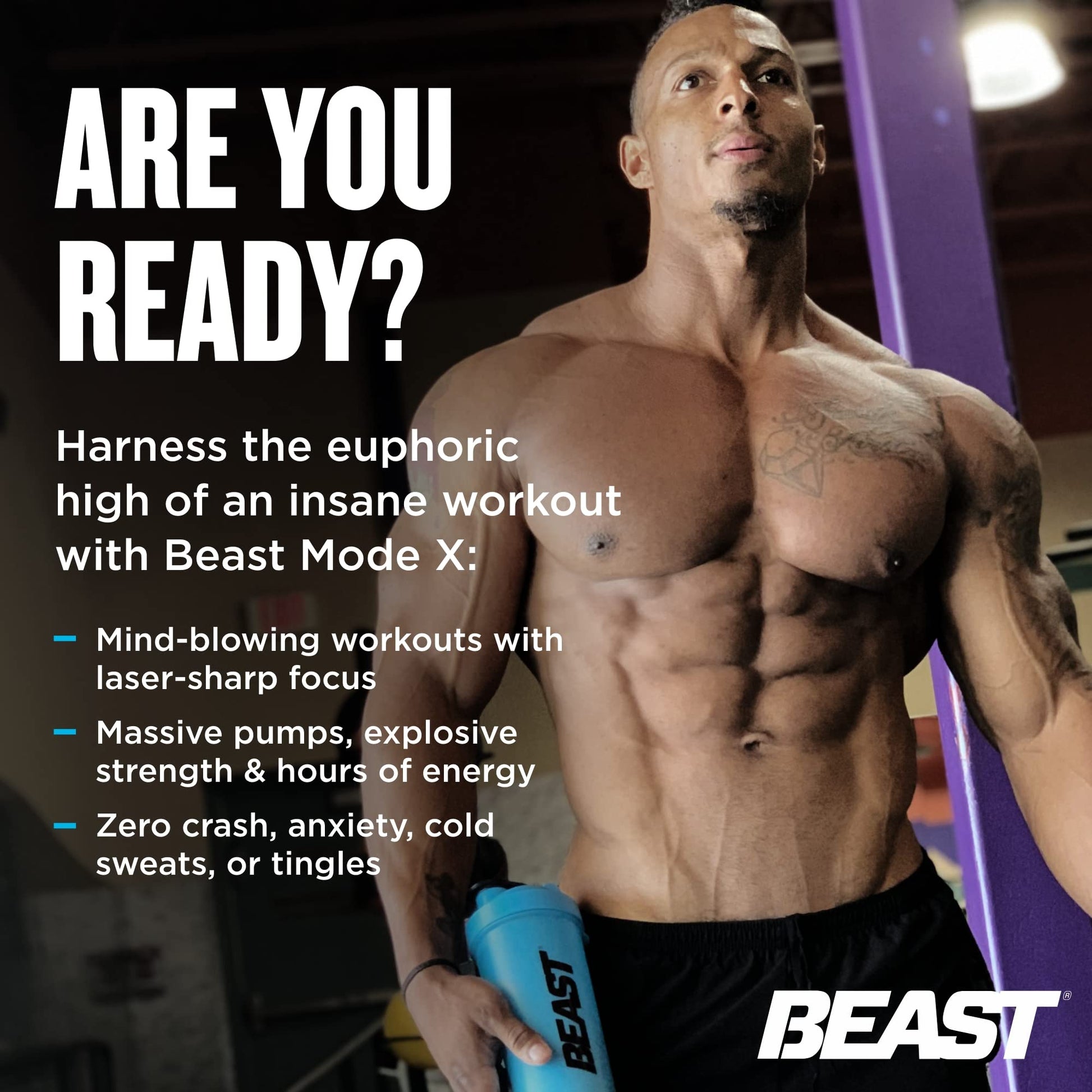 Beast Sports Nutrition Beast Mode X, Rocket Pop - Pre-Workout Powder - Sustained Energy Beast Sports Nutrition buy supplements canada